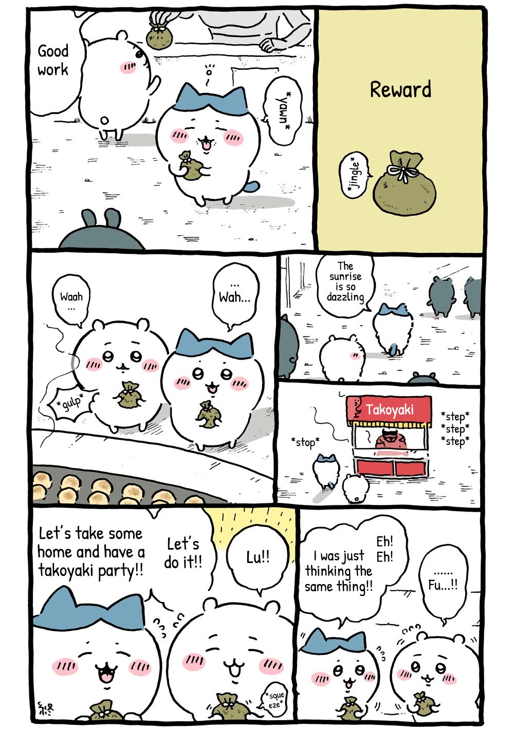 Chiikawa: Nanka Chiisakute Kawaii Yatsu Chapter 29 page 2 - Chapter 29: Night Shift