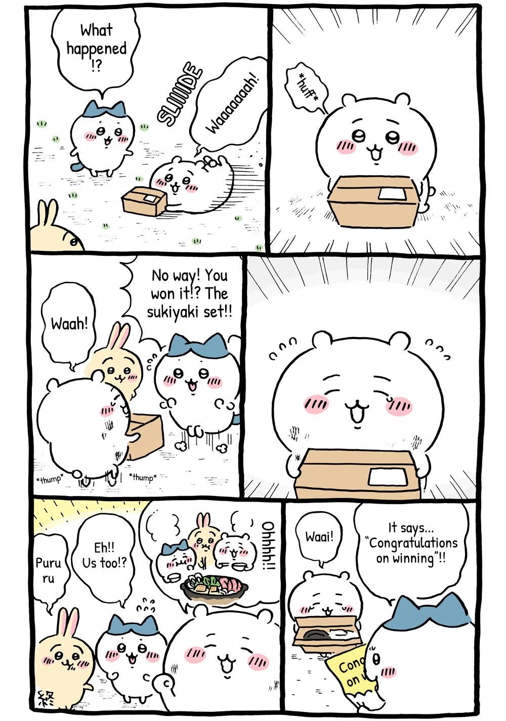 Chiikawa: Nanka Chiisakute Kawaii Yatsu Chapter 31 page 5 - Chapter 31: Sukiyaki Campaign
