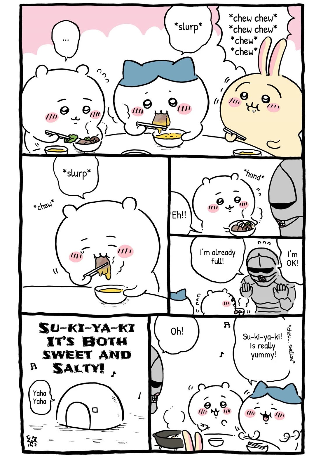 Chiikawa: Nanka Chiisakute Kawaii Yatsu Chapter 31 page 8 - Chapter 31: Sukiyaki Campaign