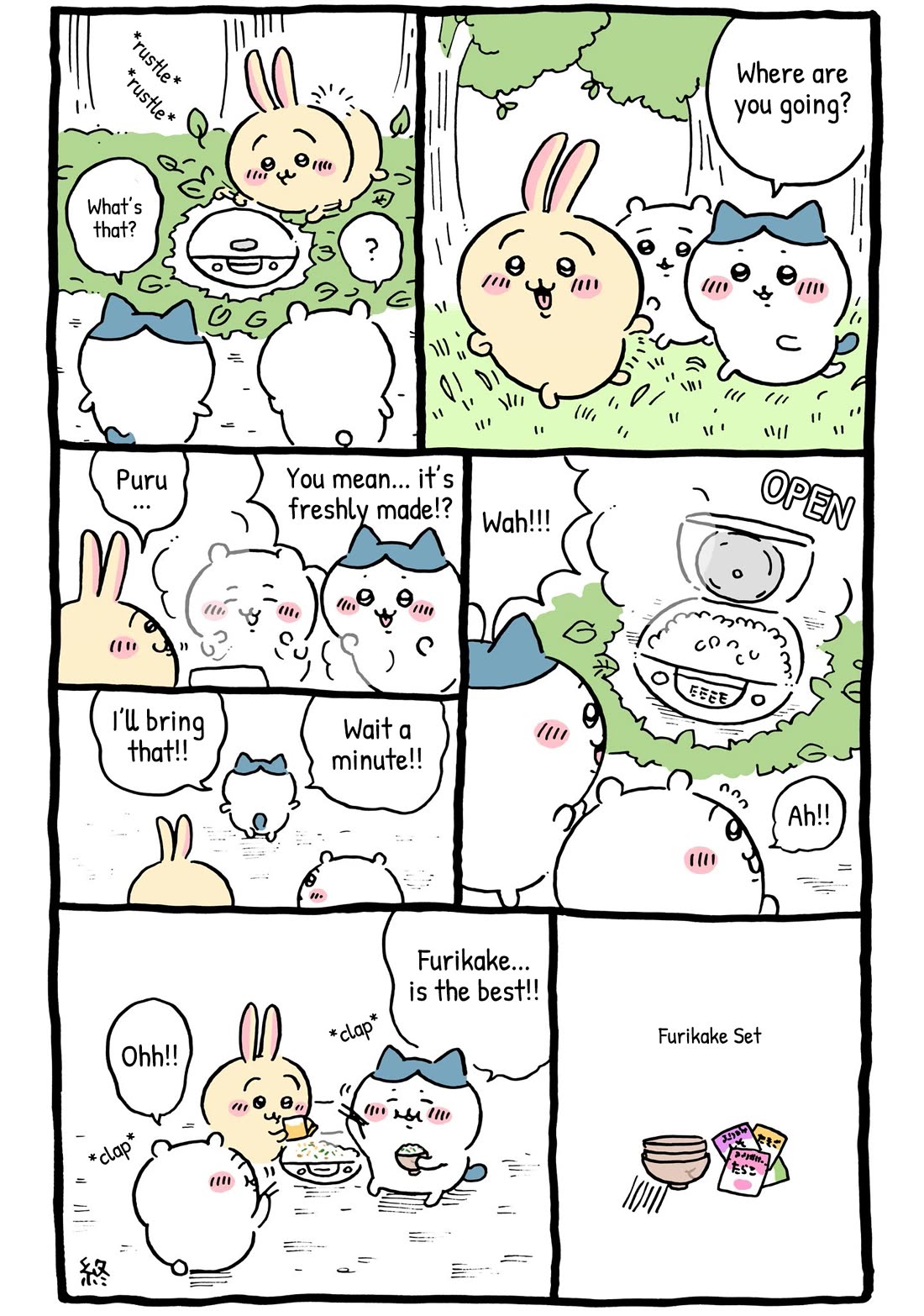 Chiikawa: Nanka Chiisakute Kawaii Yatsu Chapter 34 page 3 - Chapter 34: Source of Infinite Rice