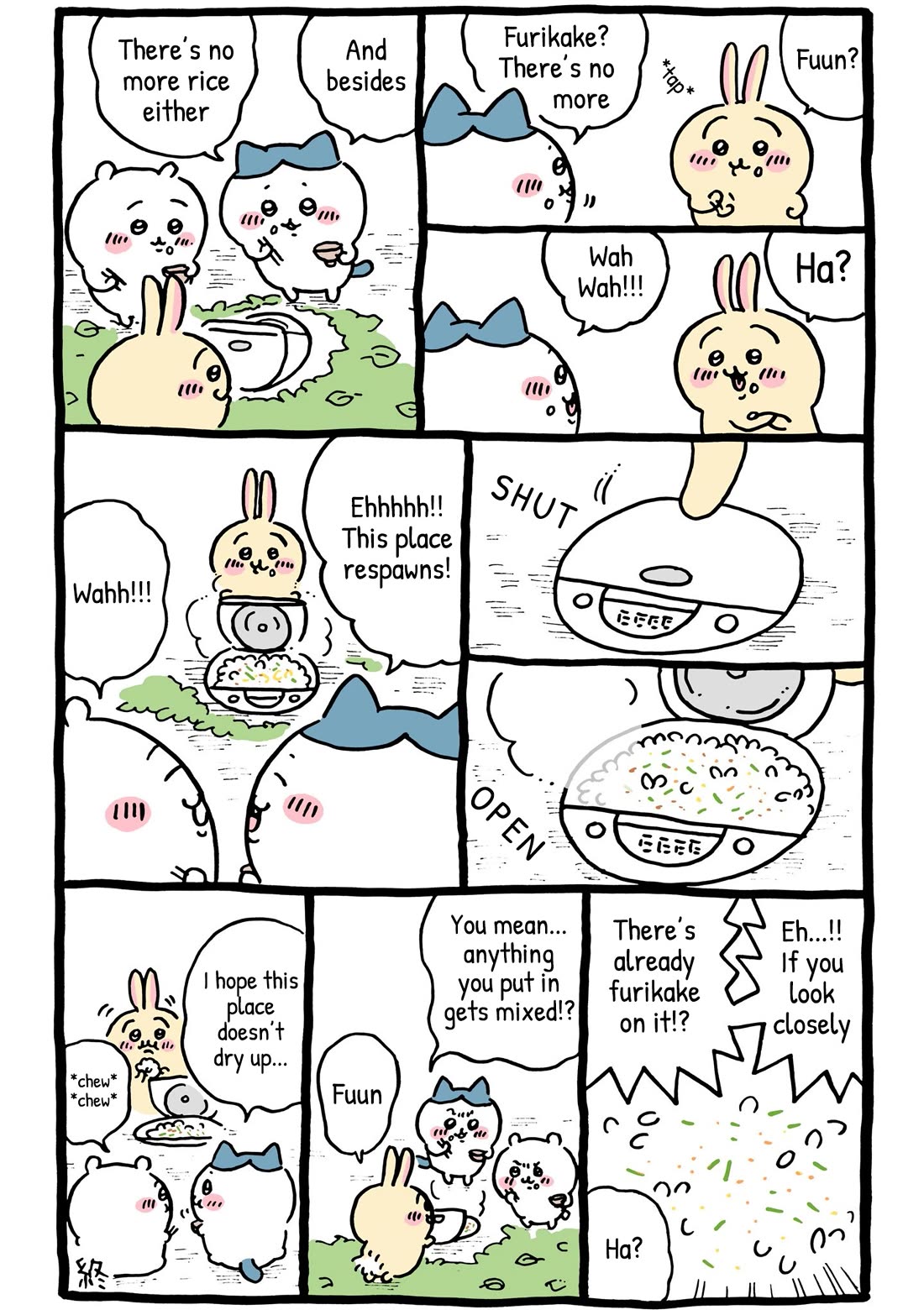 Chiikawa: Nanka Chiisakute Kawaii Yatsu Chapter 34 page 5 - Chapter 34: Source of Infinite Rice