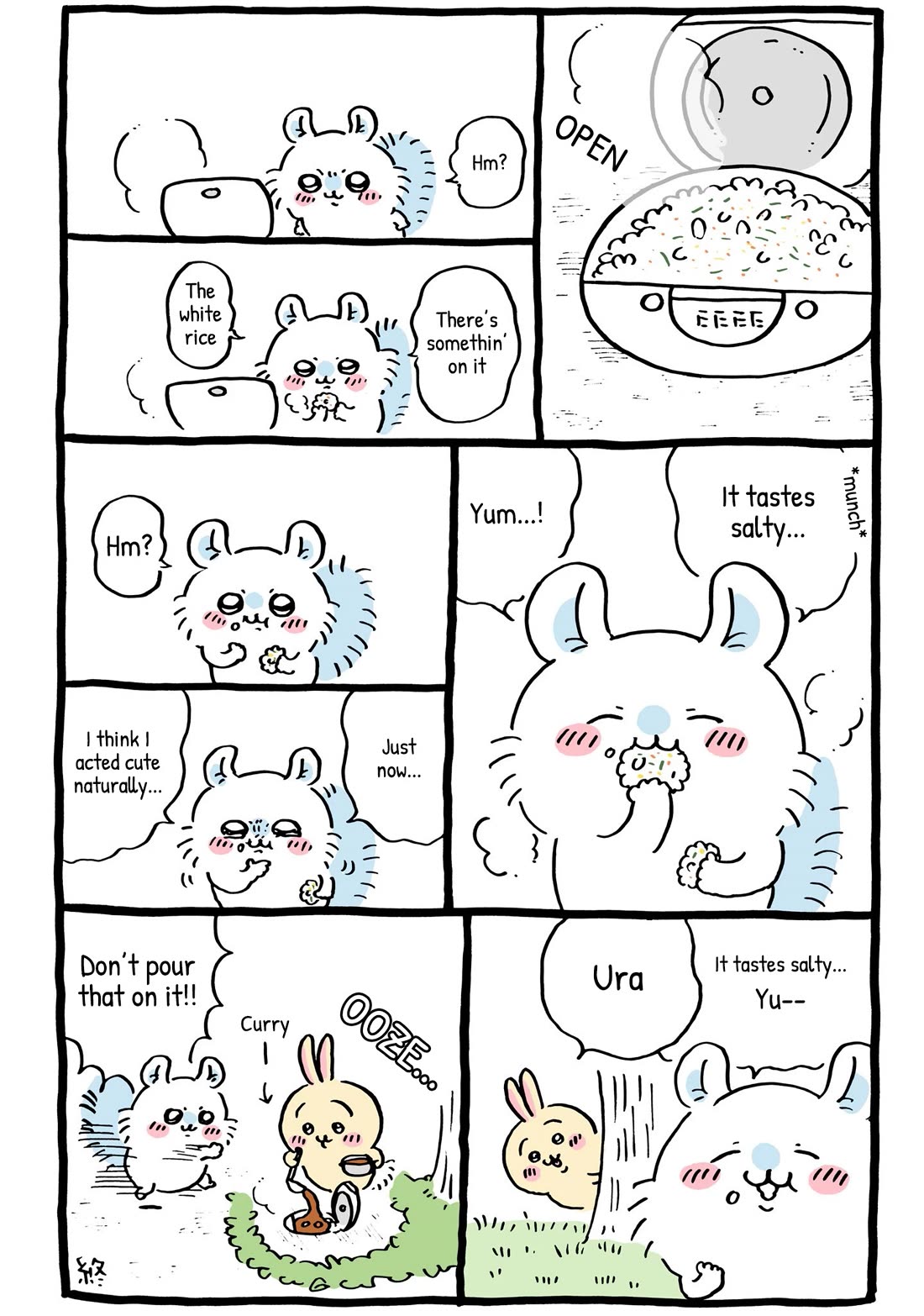 Chiikawa: Nanka Chiisakute Kawaii Yatsu Chapter 34 page 6 - Chapter 34: Source of Infinite Rice