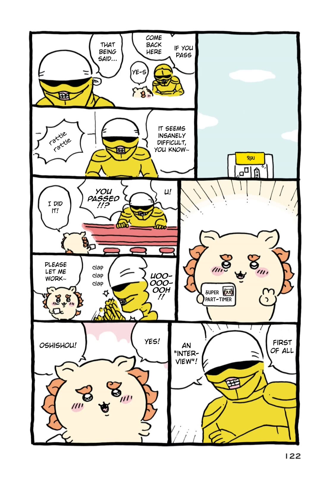 Chiikawa: Nanka Chiisakute Kawaii Yatsu Chapter 36 page 4 - Chapter 36: Super Part-Timer