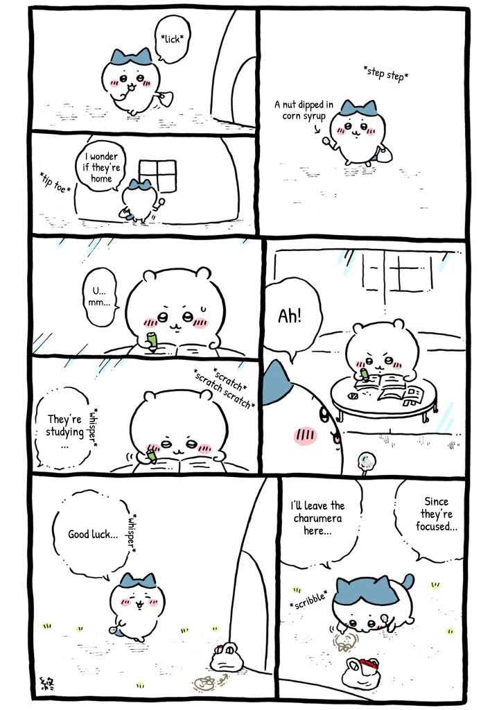 Chiikawa: Nanka Chiisakute Kawaii Yatsu Chapter 37 page 1 - Chapter 37: Do Your Best