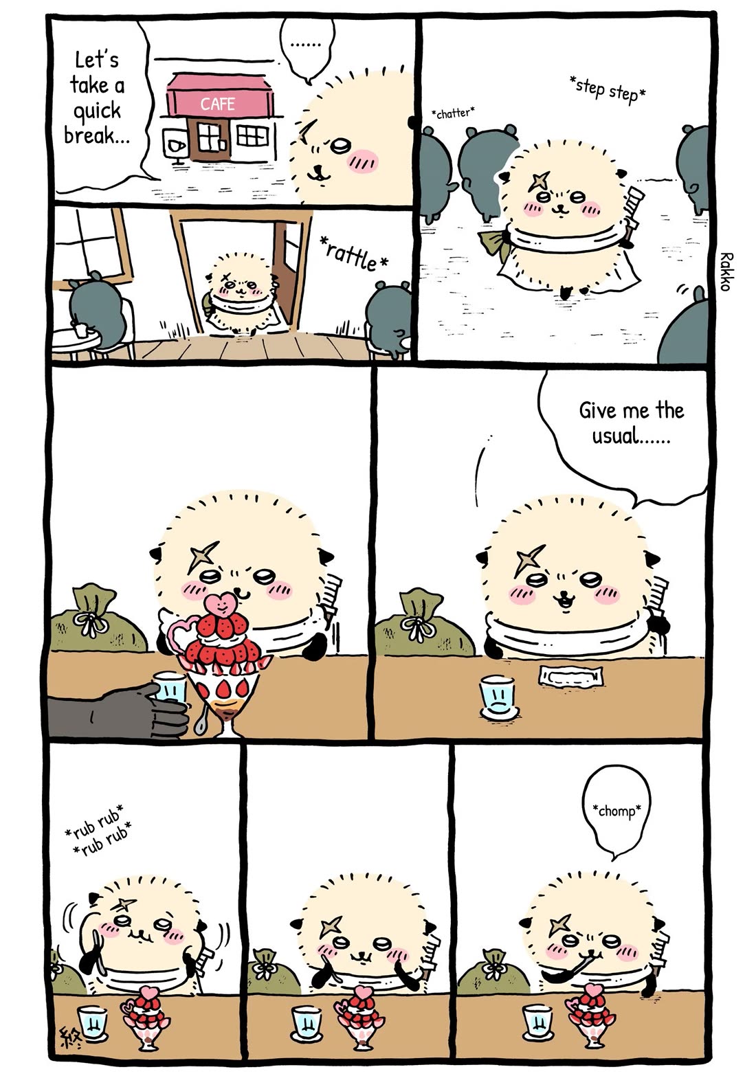Chiikawa: Nanka Chiisakute Kawaii Yatsu Chapter 38 page 7 - Chapter 38: A Little Everyday Life