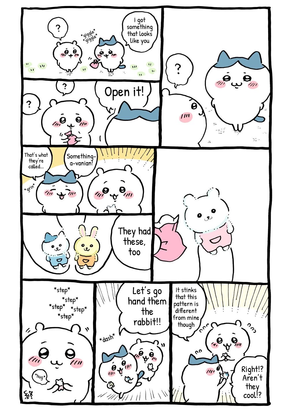 Chiikawa: Nanka Chiisakute Kawaii Yatsu Chapter 4 page 1 - Chapter 4: Something-a-vanians