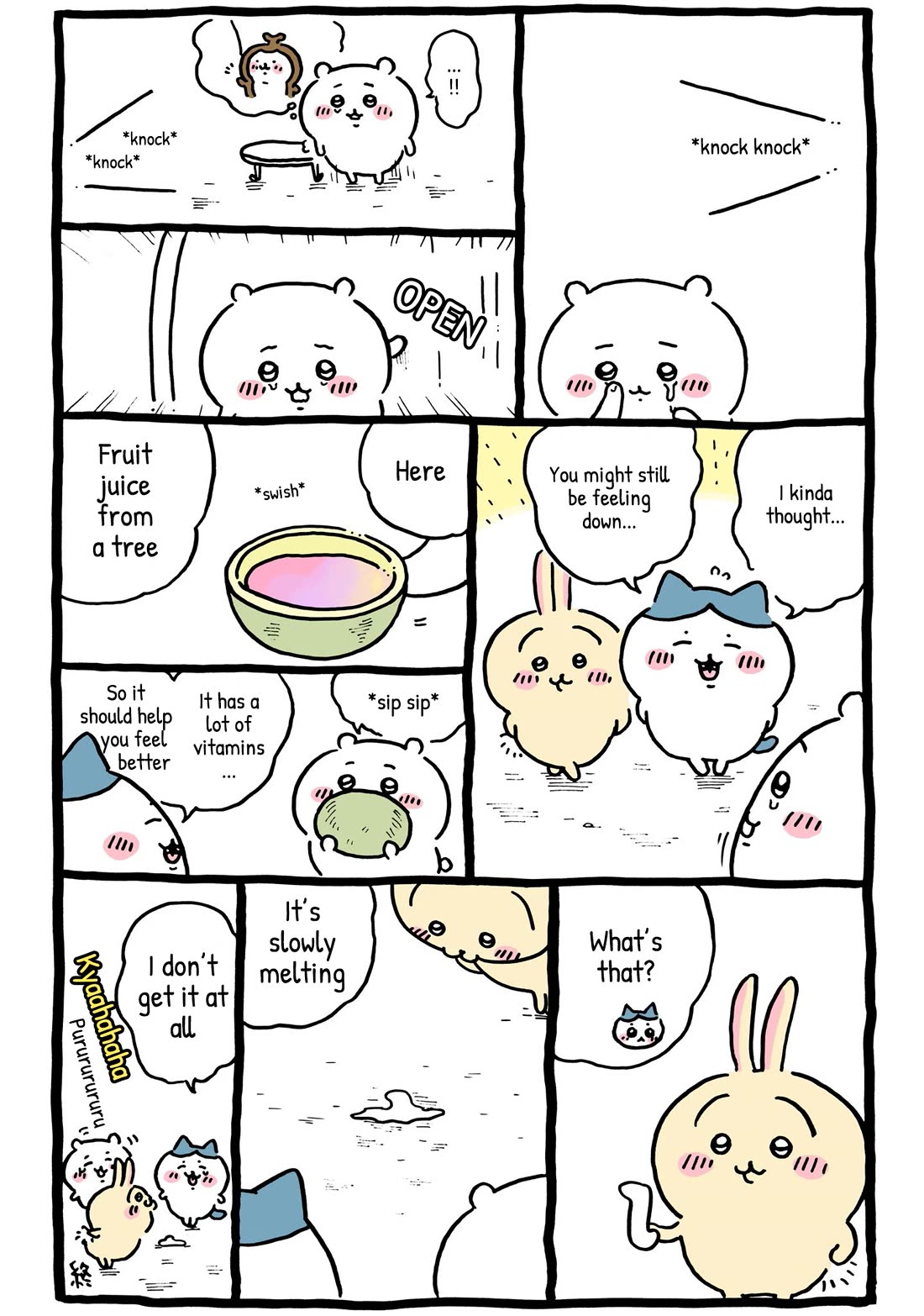 Chiikawa: Nanka Chiisakute Kawaii Yatsu Chapter 40 page 3 - Chapter 40: Take Care