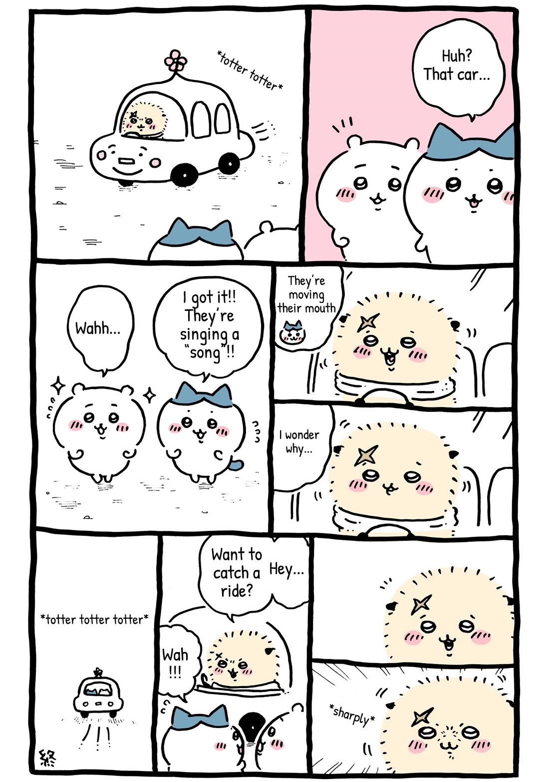 Chiikawa: Nanka Chiisakute Kawaii Yatsu Chapter 42 page 1 - Chapter 42: Drive