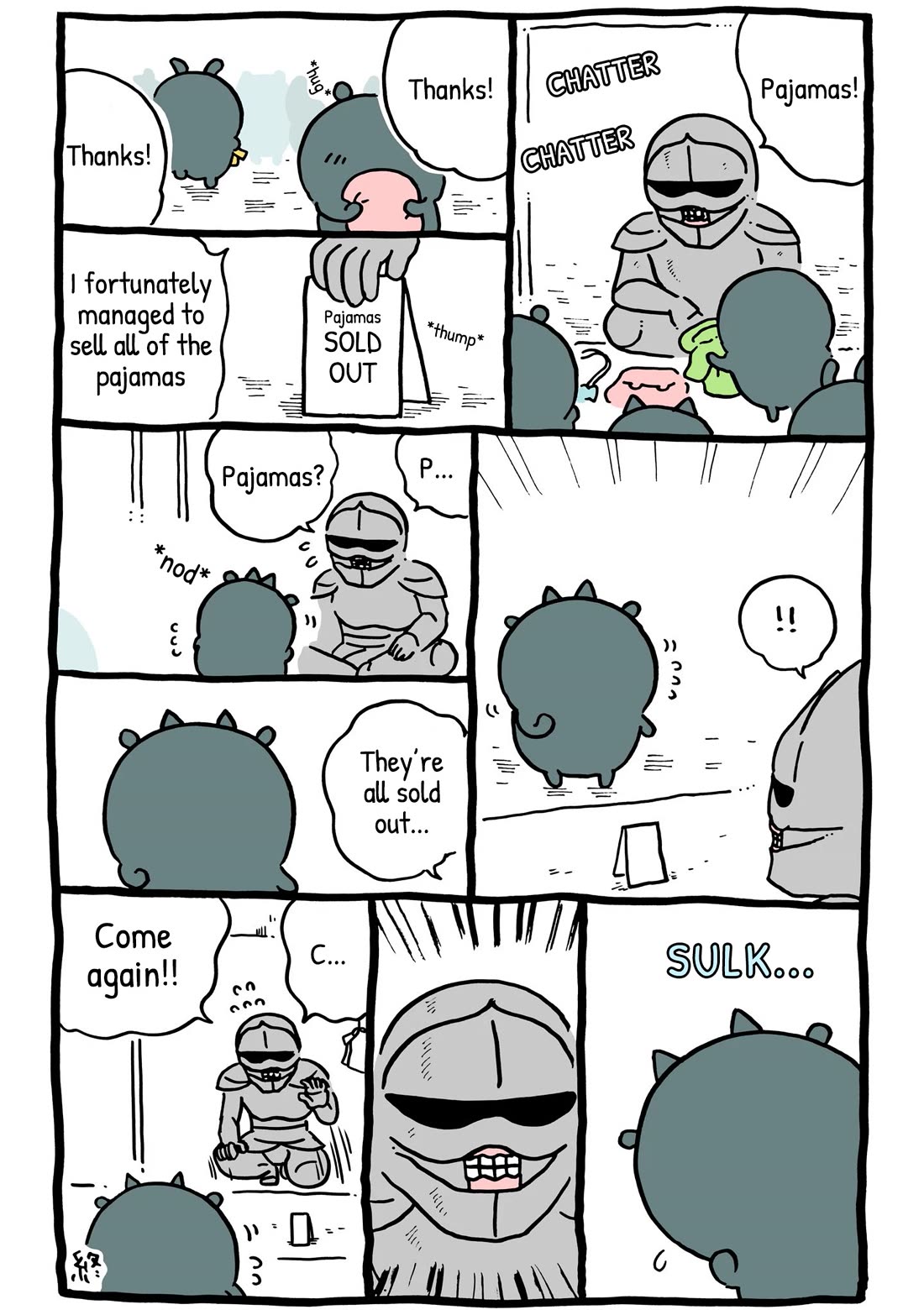 Chiikawa: Nanka Chiisakute Kawaii Yatsu Chapter 44 page 1 - Chapter 44: Popular Pajamas
