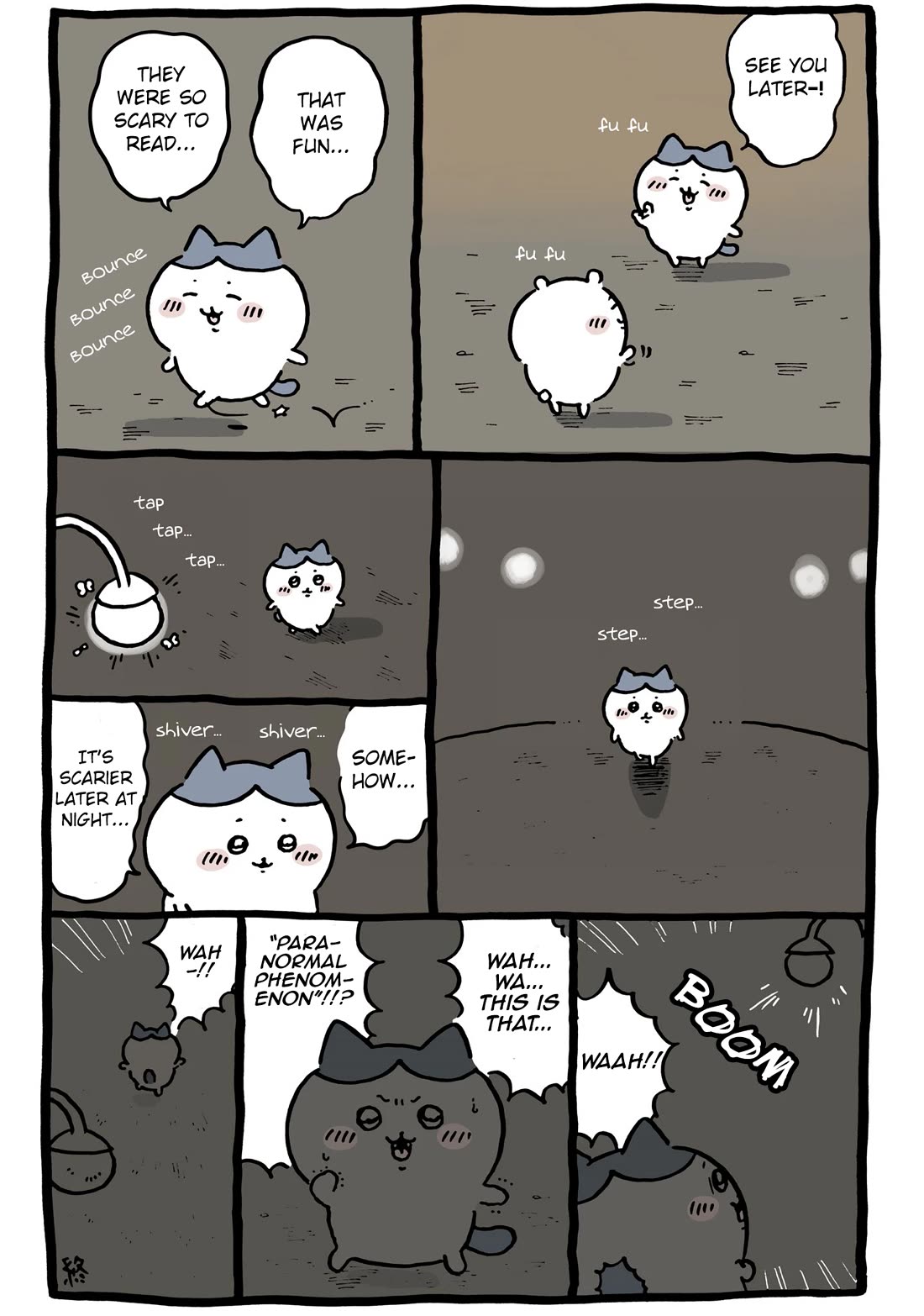 Chiikawa: Nanka Chiisakute Kawaii Yatsu Chapter 50 page 3 - Chapter 50: Really Scary Stories