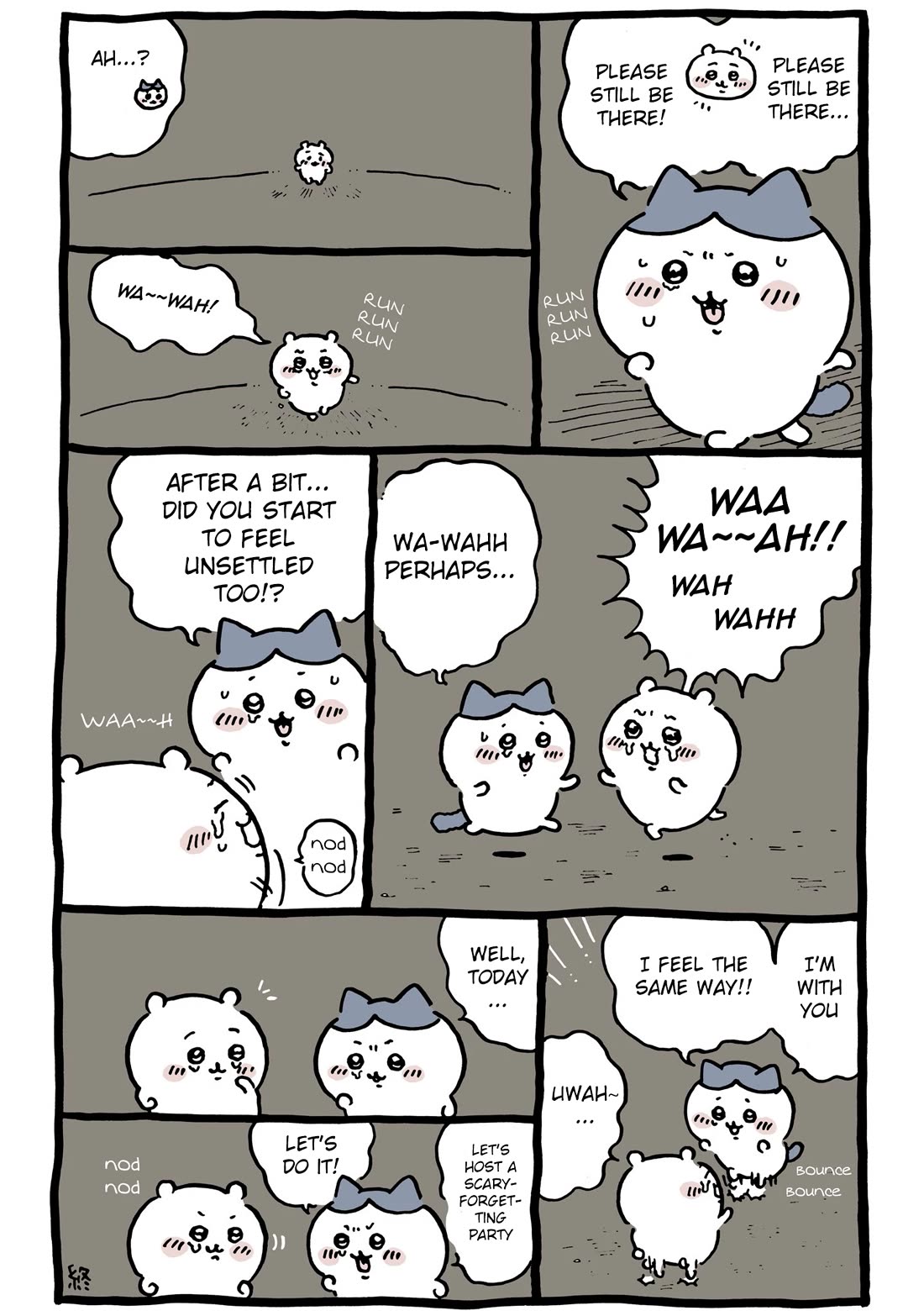 Chiikawa: Nanka Chiisakute Kawaii Yatsu Chapter 50 page 4 - Chapter 50: Really Scary Stories