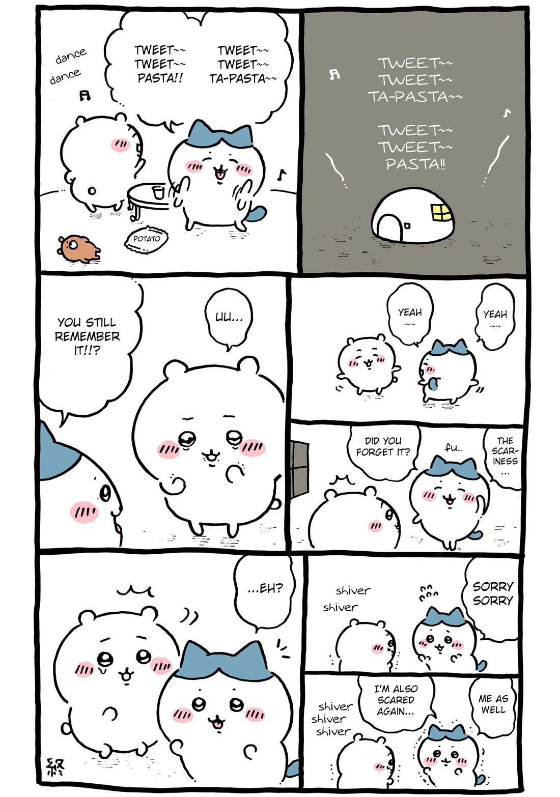 Chiikawa: Nanka Chiisakute Kawaii Yatsu Chapter 50 page 5 - Chapter 50: Really Scary Stories