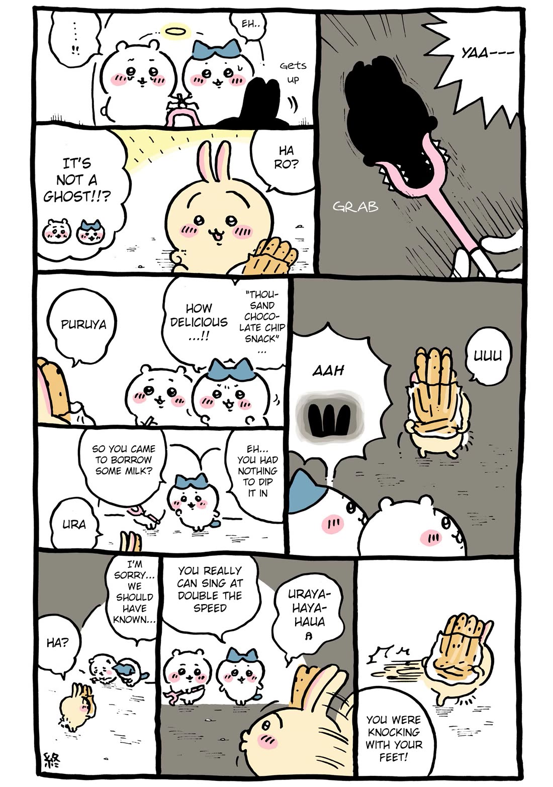 Chiikawa: Nanka Chiisakute Kawaii Yatsu Chapter 50 page 8 - Chapter 50: Really Scary Stories