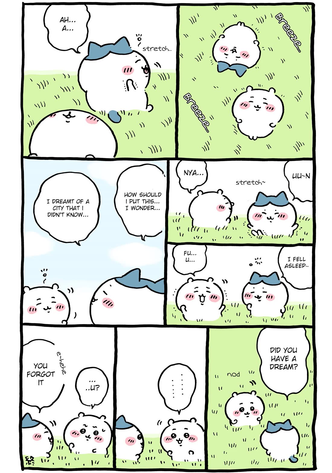 Chiikawa: Nanka Chiisakute Kawaii Yatsu Chapter 54 page 1 - Chapter 54: Energetic Everyday Life