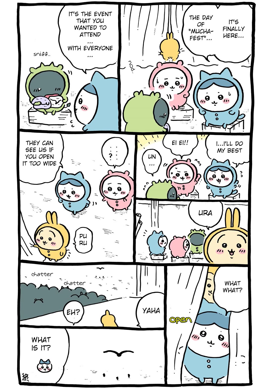 Chiikawa: Nanka Chiisakute Kawaii Yatsu Chapter 57 page 20 - Chapter 57: Pajama Party