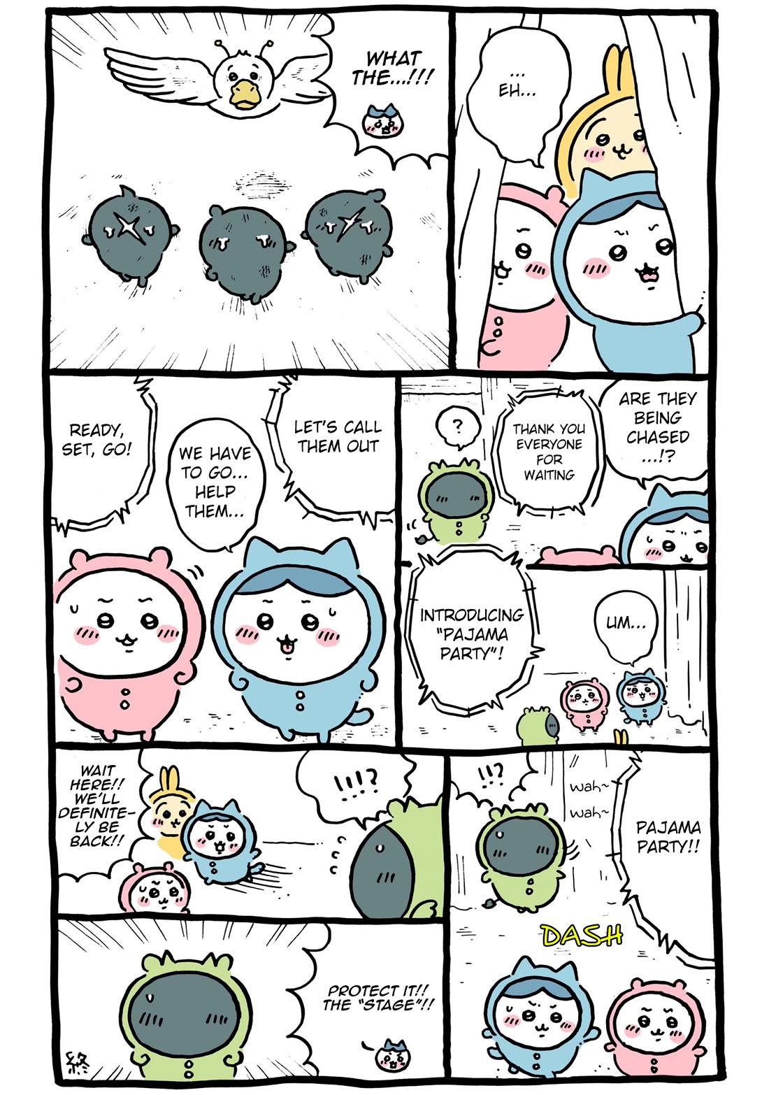 Chiikawa: Nanka Chiisakute Kawaii Yatsu Chapter 57 page 21 - Chapter 57: Pajama Party