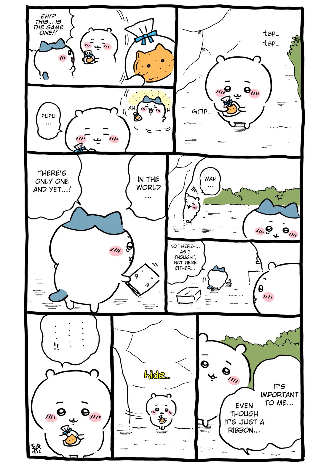 Chiikawa: Nanka Chiisakute Kawaii Yatsu Chapter 60 page 8 - Chapter 60: Praise Ribbon