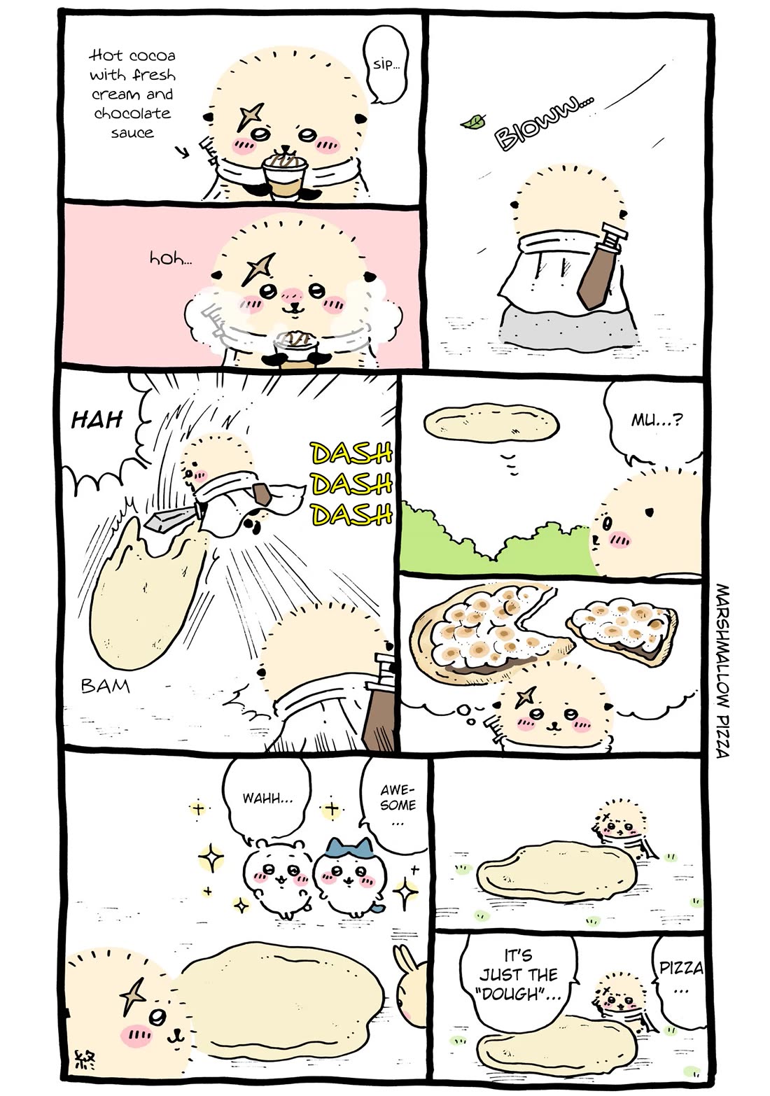 Chiikawa: Nanka Chiisakute Kawaii Yatsu Chapter 65 page 2 - Chapter 65: Pizza