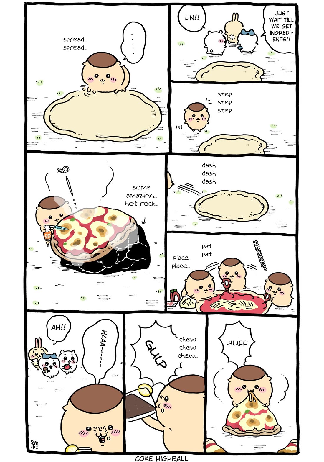 Chiikawa: Nanka Chiisakute Kawaii Yatsu Chapter 65 page 4 - Chapter 65: Pizza
