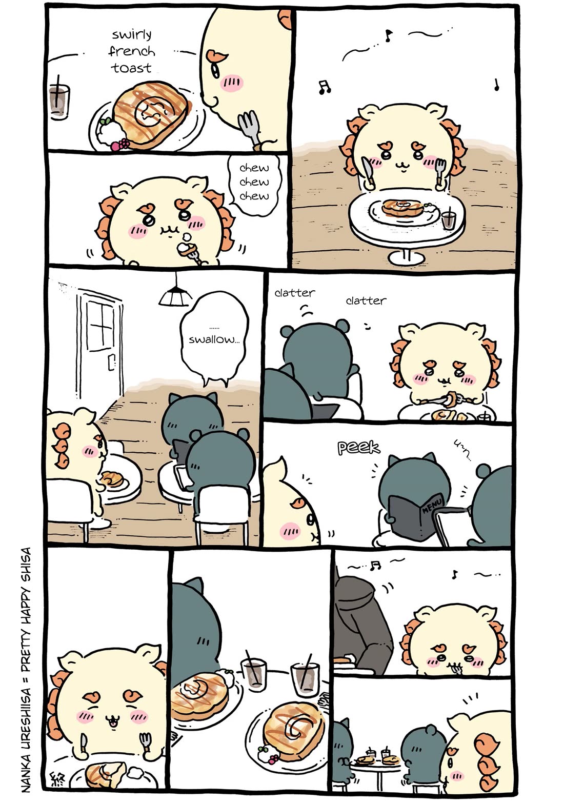 Chiikawa: Nanka Chiisakute Kawaii Yatsu Chapter 66 page 1 - Chapter 66: Shisa's Everyday Life