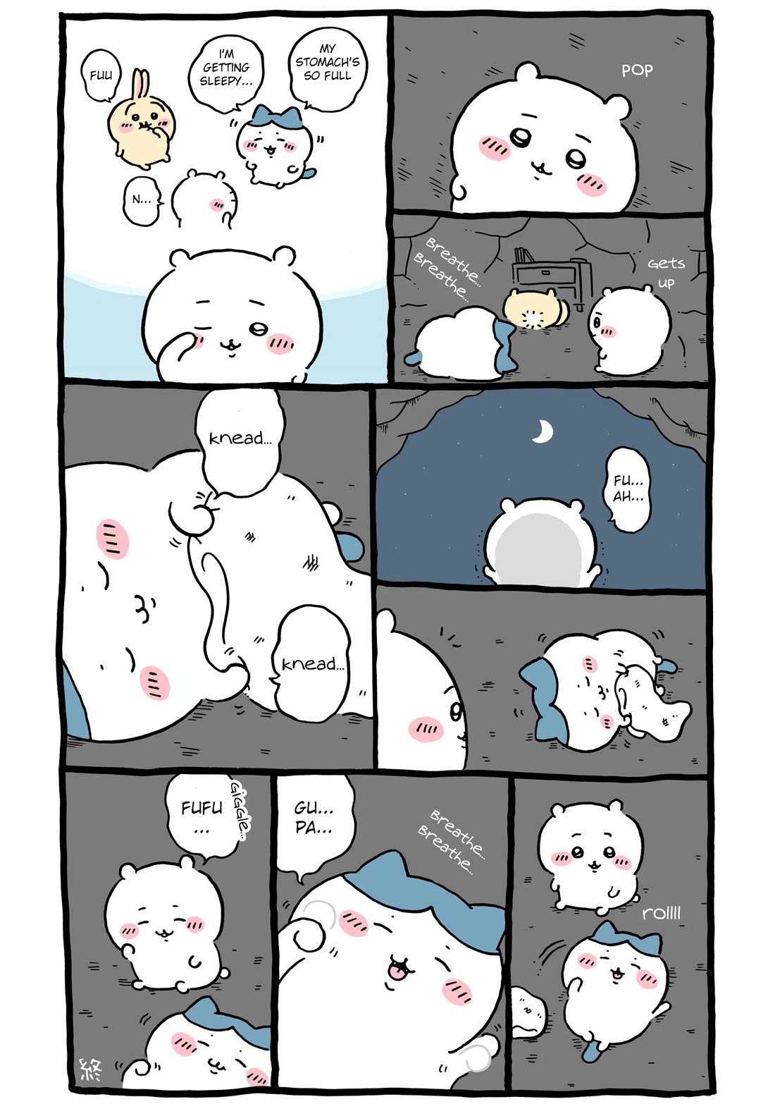 Chiikawa: Nanka Chiisakute Kawaii Yatsu Chapter 67 page 1 - Chapter 67: What Happened at Night