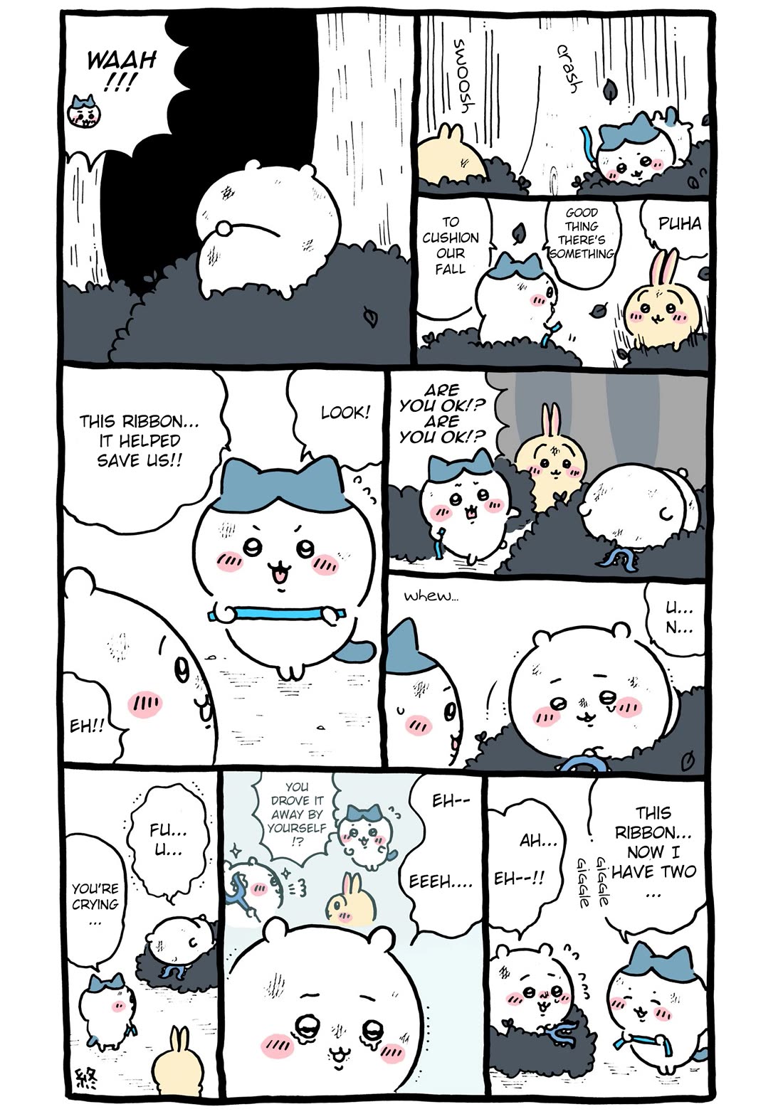Chiikawa: Nanka Chiisakute Kawaii Yatsu Chapter 67 page 8 - Chapter 67: What Happened at Night