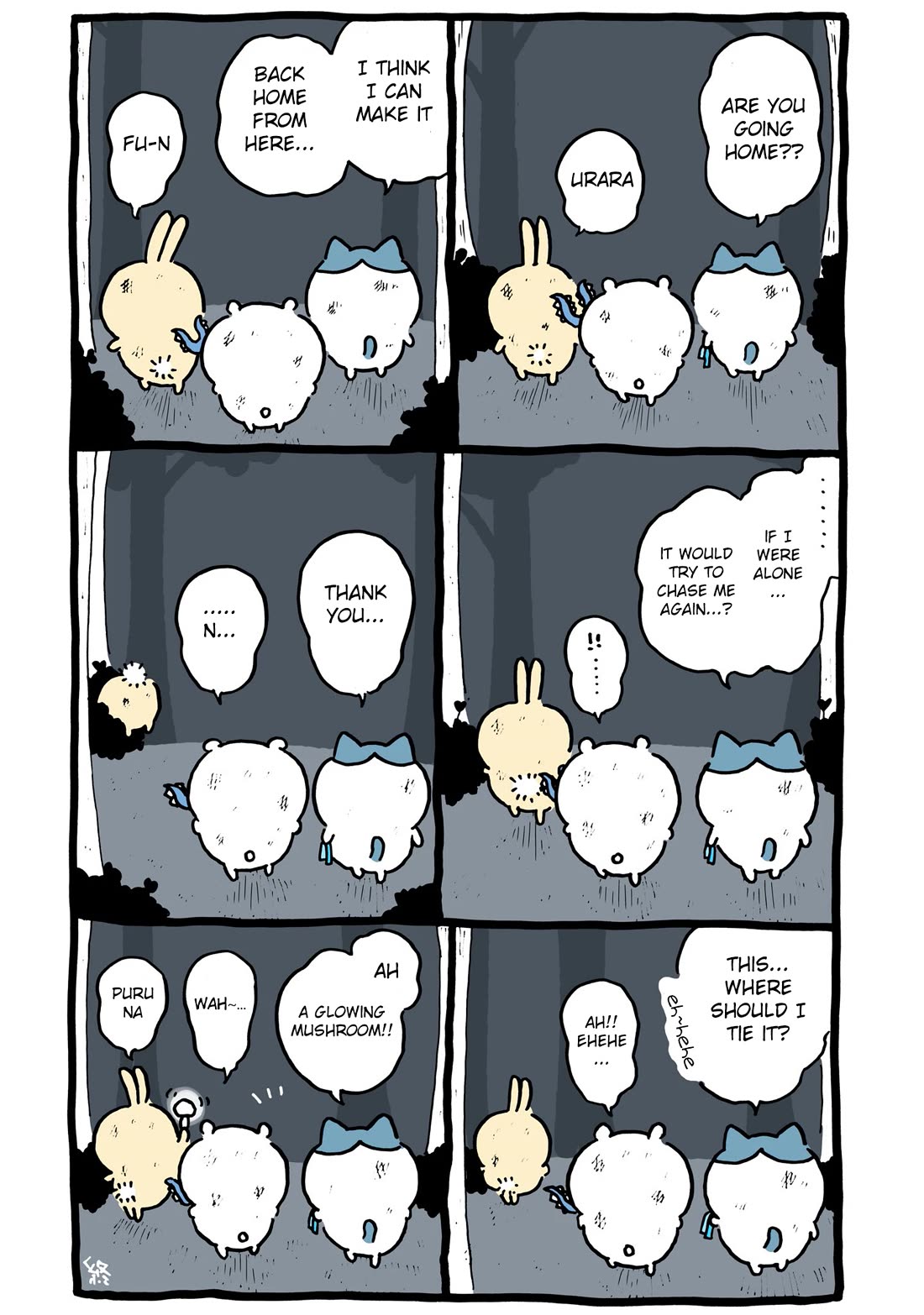 Chiikawa: Nanka Chiisakute Kawaii Yatsu Chapter 67 page 9 - Chapter 67: What Happened at Night