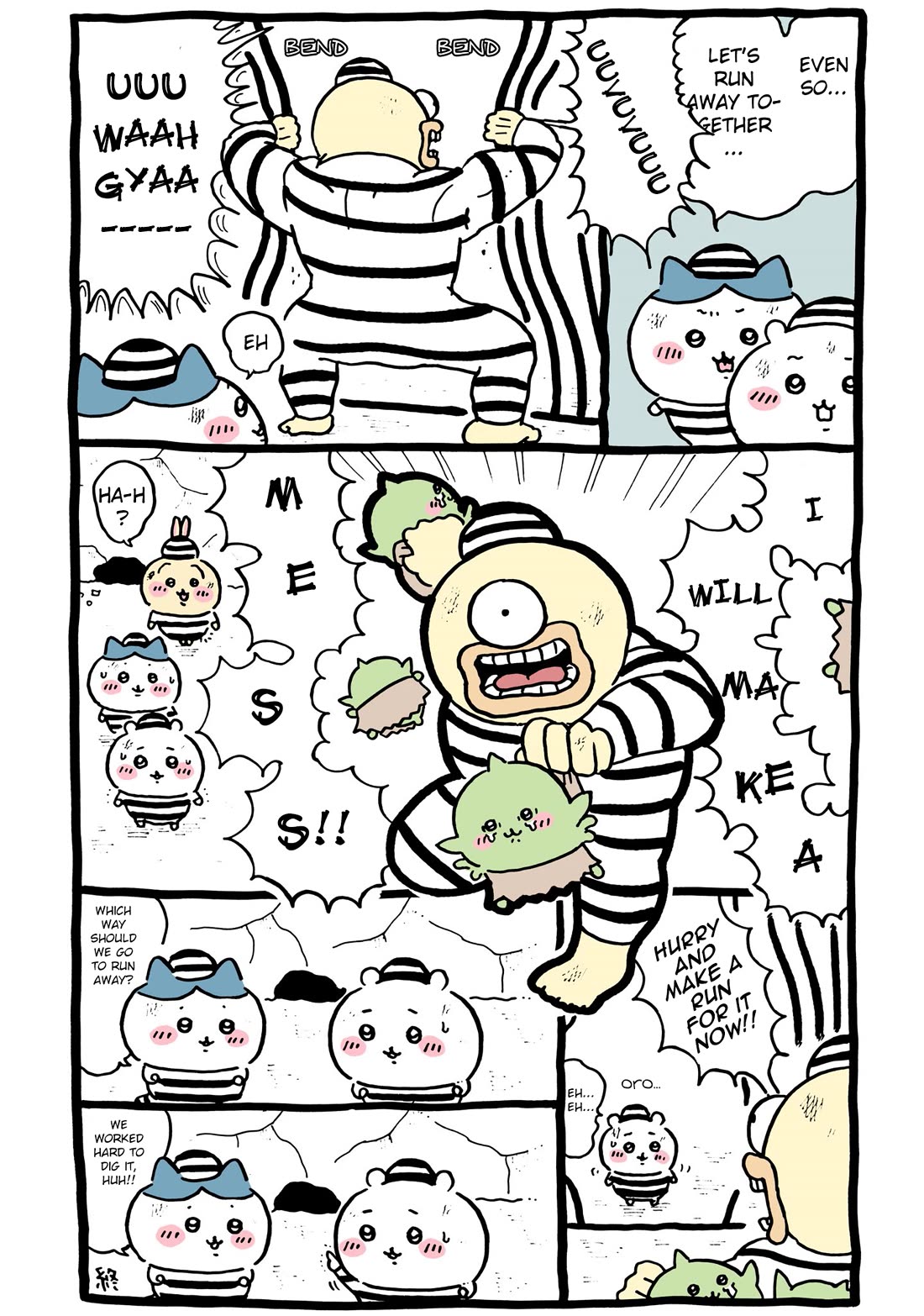 Chiikawa: Nanka Chiisakute Kawaii Yatsu Chapter 75 page 11 - Chapter 75: Prison