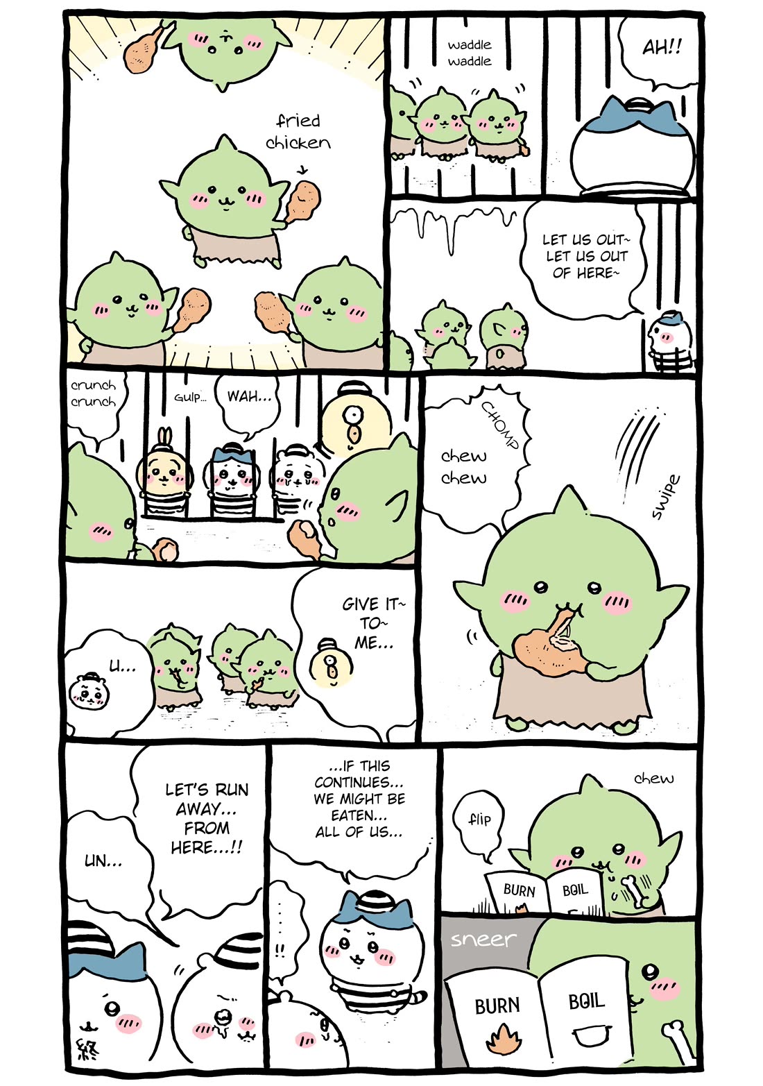 Chiikawa: Nanka Chiisakute Kawaii Yatsu Chapter 75 page 8 - Chapter 75: Prison