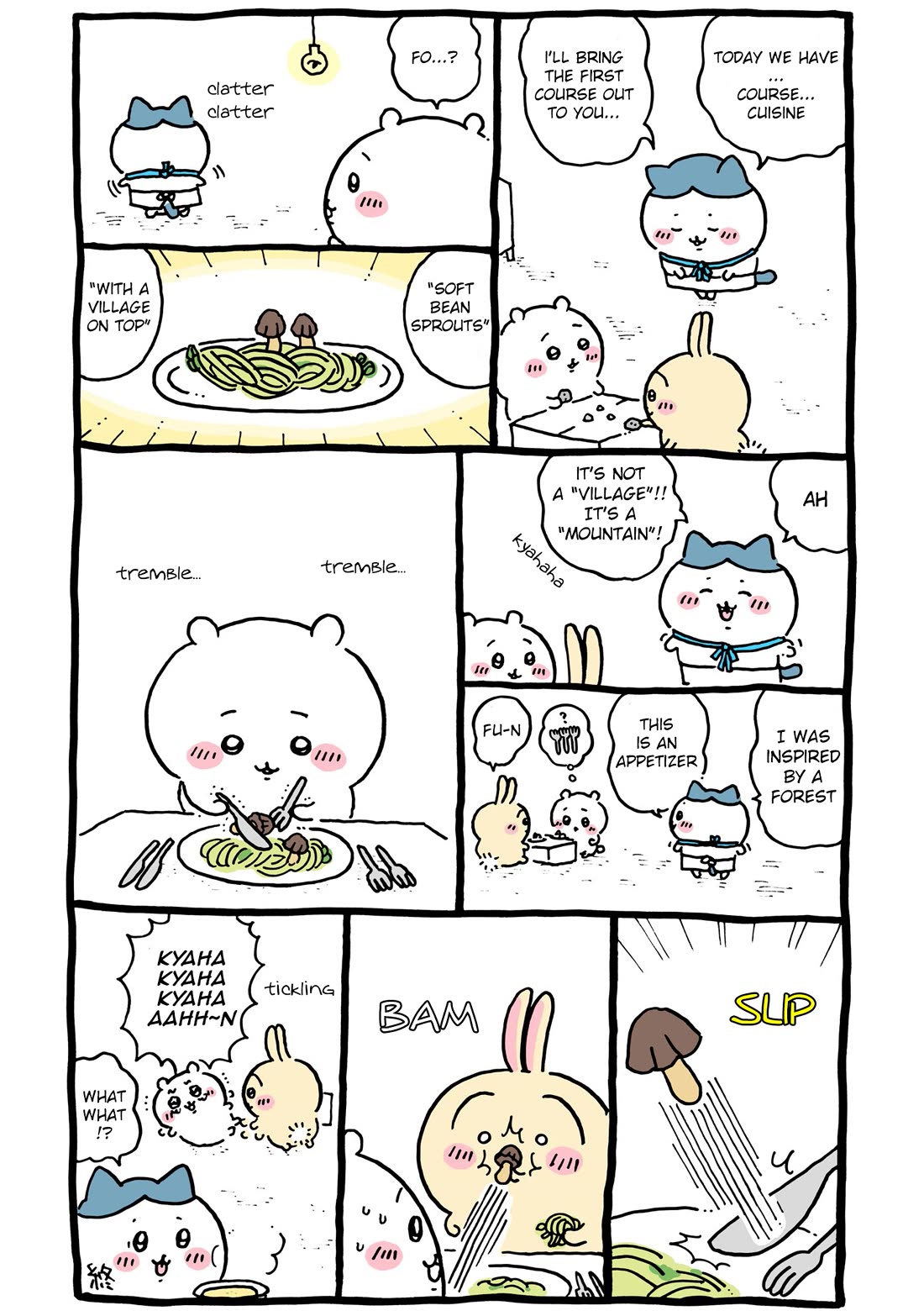 Chiikawa: Nanka Chiisakute Kawaii Yatsu Chapter 78 page 2 - Chapter 78: Course Cuisine