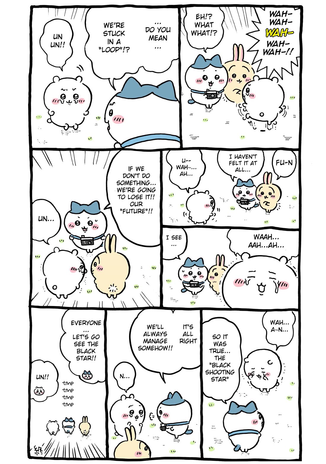 Chiikawa: Nanka Chiisakute Kawaii Yatsu Chapter 83 page 8 - Chapter 83: Black Shooting Star (End)