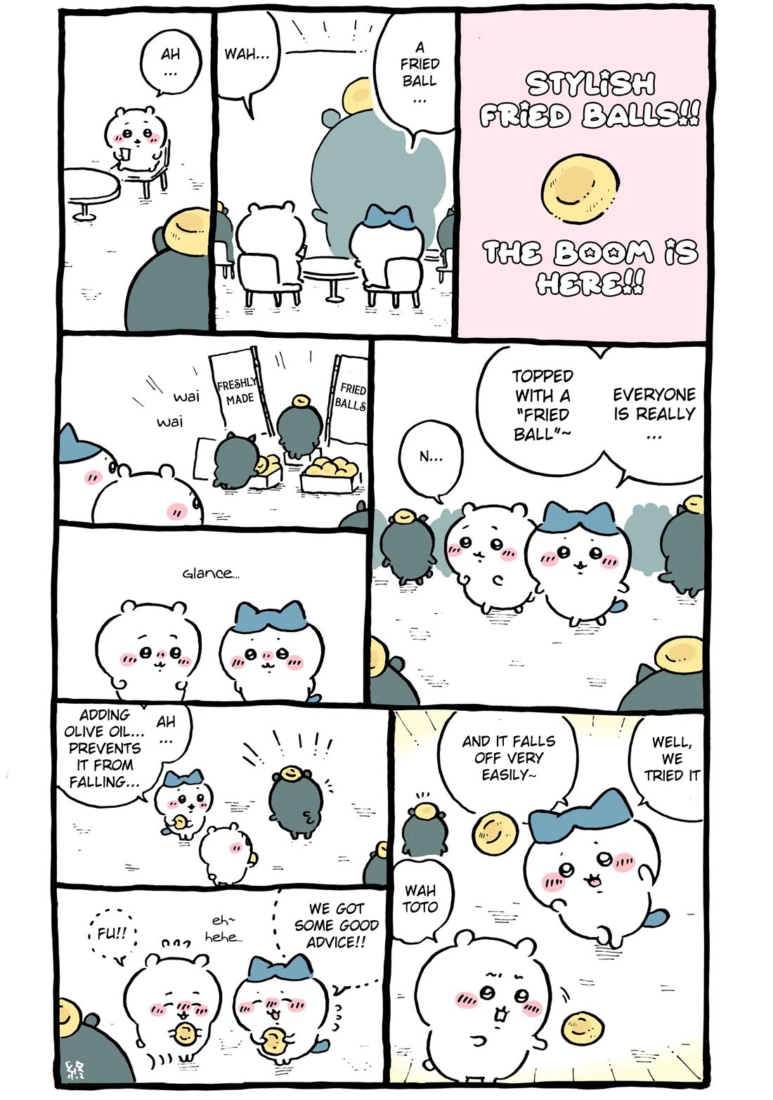 Chiikawa: Nanka Chiisakute Kawaii Yatsu Chapter 85 page 7 - Chapter 85: Delicious Daily Life