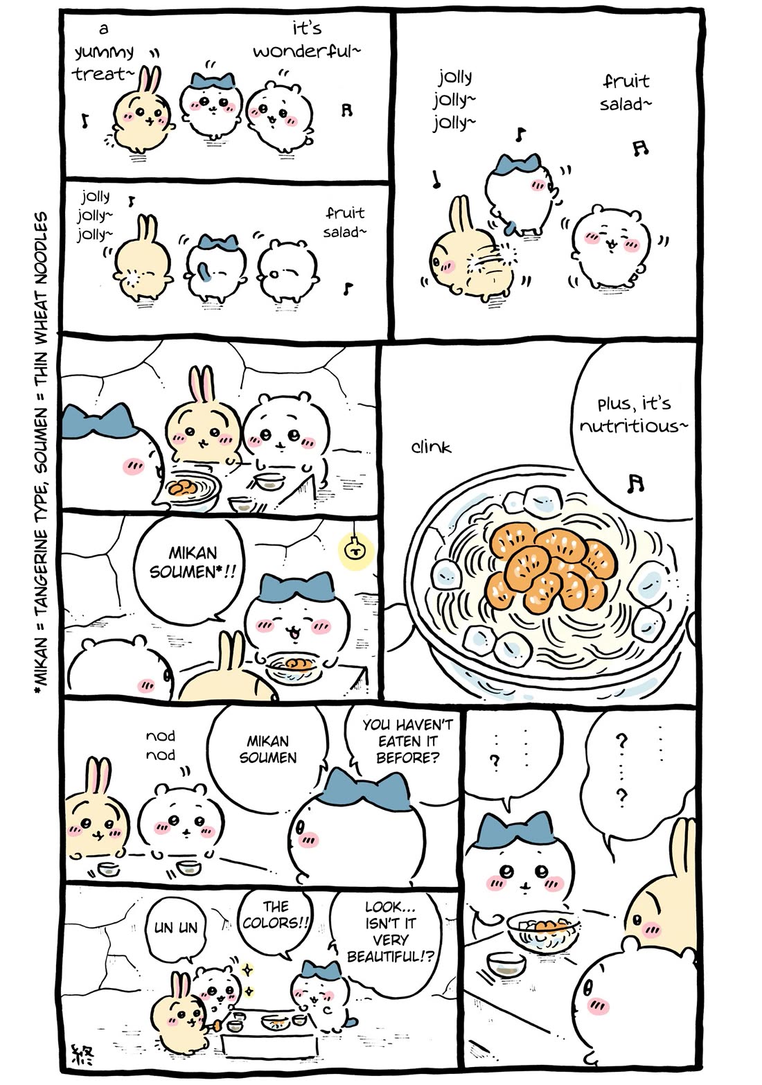 Chiikawa: Nanka Chiisakute Kawaii Yatsu Chapter 85 page 8 - Chapter 85: Delicious Daily Life