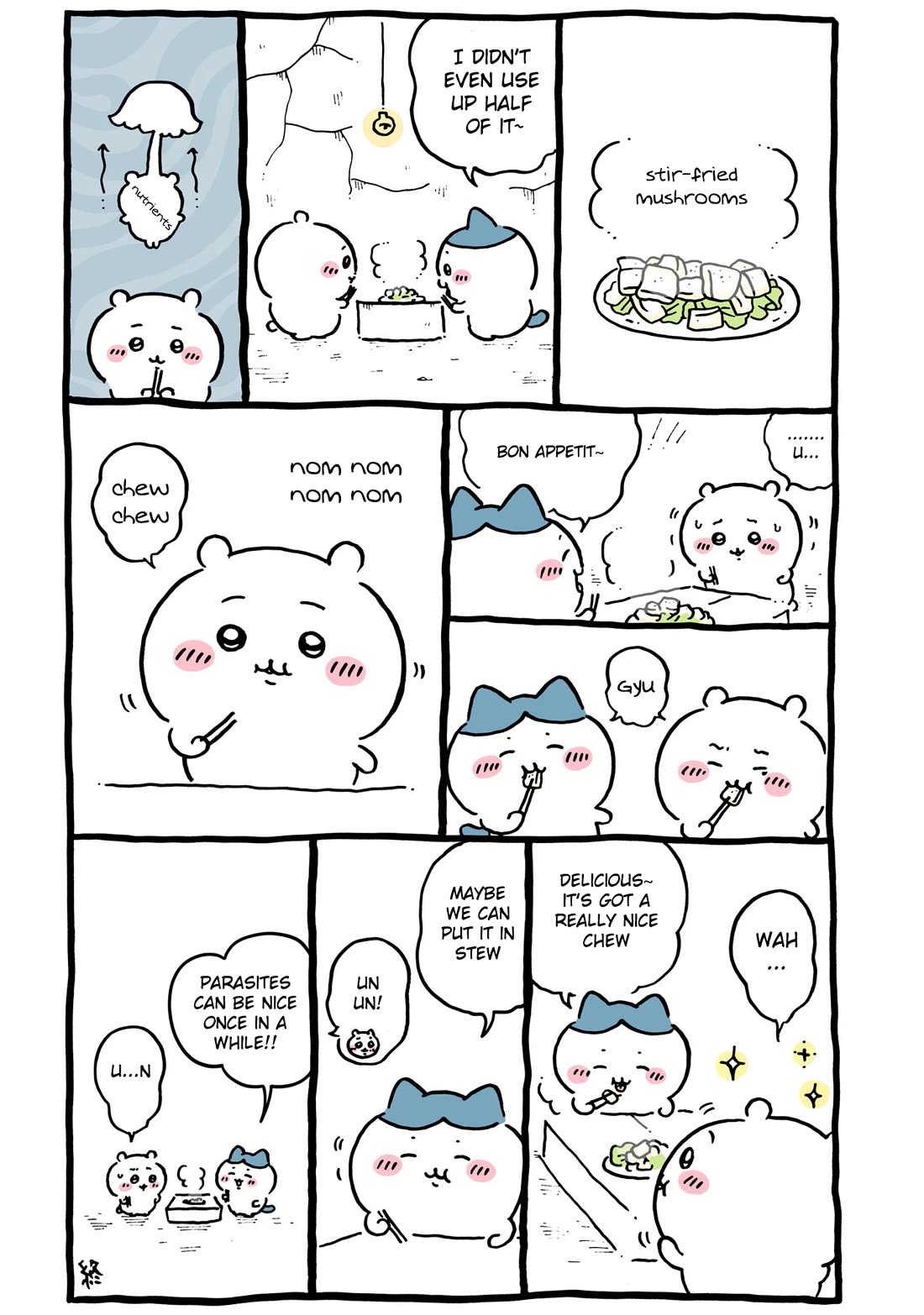 Chiikawa: Nanka Chiisakute Kawaii Yatsu Chapter 86 page 3 - Chapter 86: Parasites