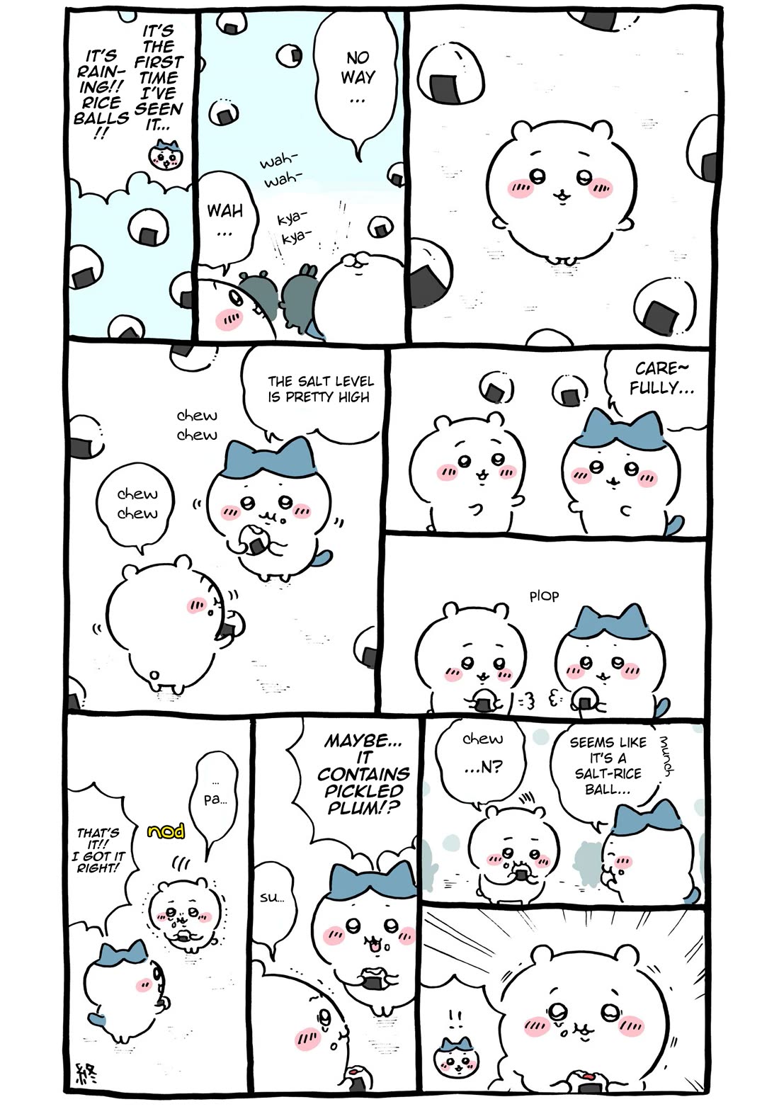 Chiikawa: Nanka Chiisakute Kawaii Yatsu Chapter 87 page 7 - Chapter 87: Dokoro Springs