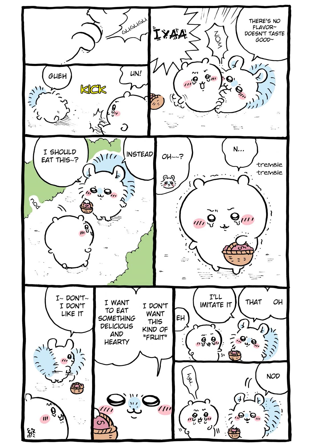 Chiikawa: Nanka Chiisakute Kawaii Yatsu Chapter 88 page 4 - Chapter 88: Dried Up