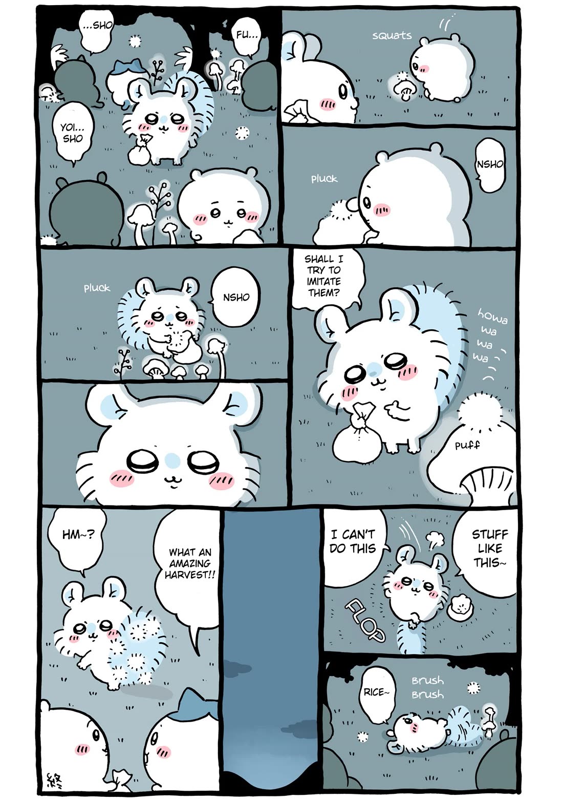Chiikawa: Nanka Chiisakute Kawaii Yatsu Chapter 88 page 7 - Chapter 88: Dried Up