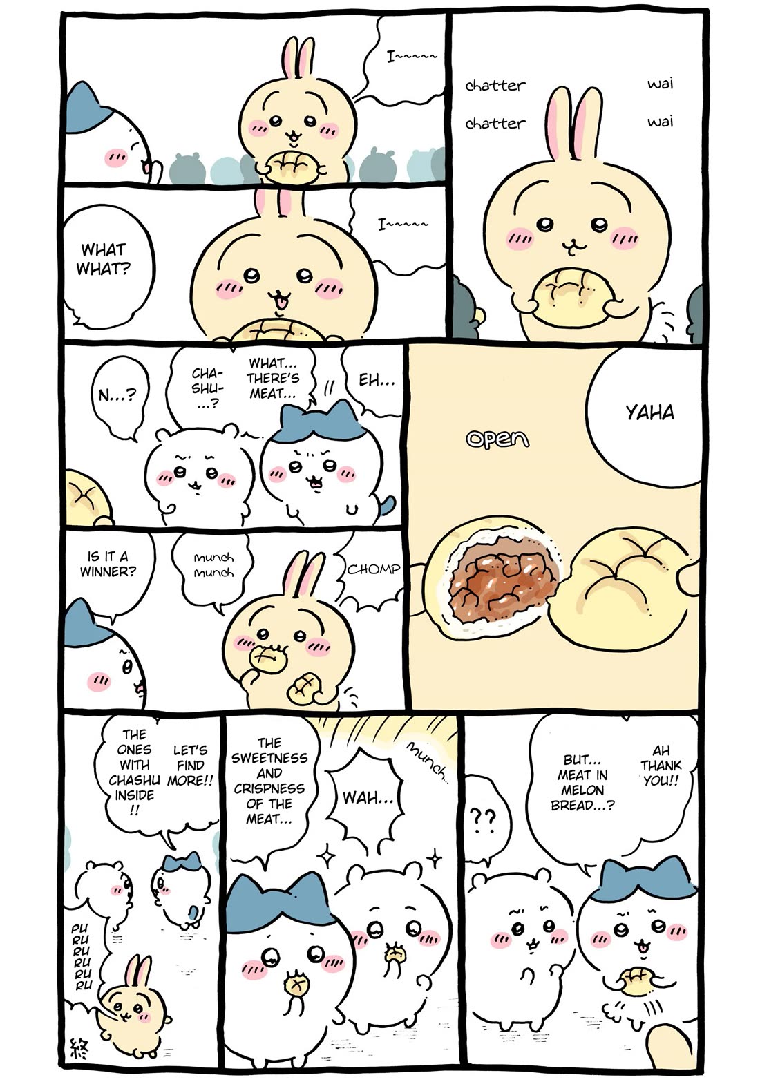 Chiikawa: Nanka Chiisakute Kawaii Yatsu Chapter 90 page 2 - Chapter 90: It Sprung Up, It Sprung Up
