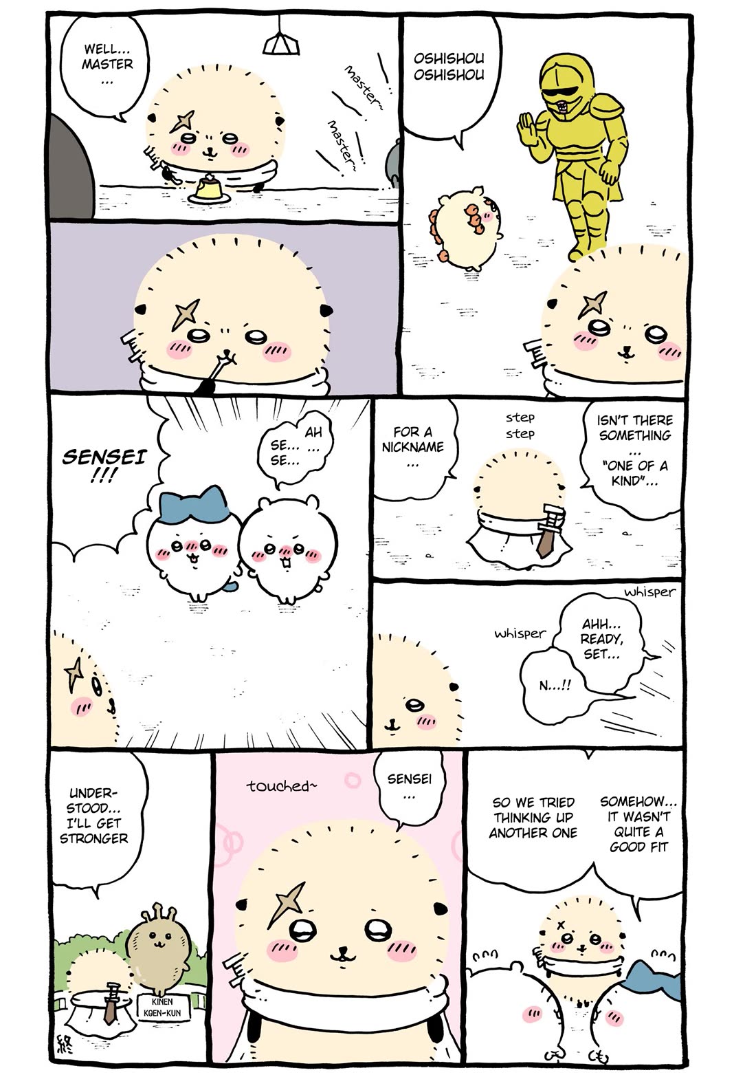 Chiikawa: Nanka Chiisakute Kawaii Yatsu Chapter 93 page 10 - Chapter 93: Bucket List