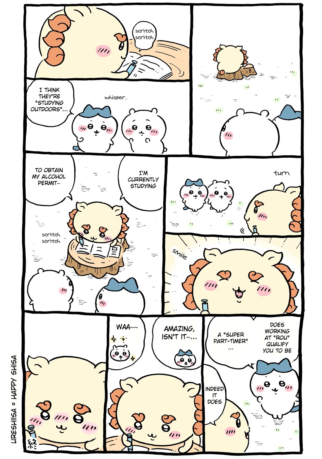 Chiikawa: Nanka Chiisakute Kawaii Yatsu Chapter 93 page 3 - Chapter 93: Bucket List