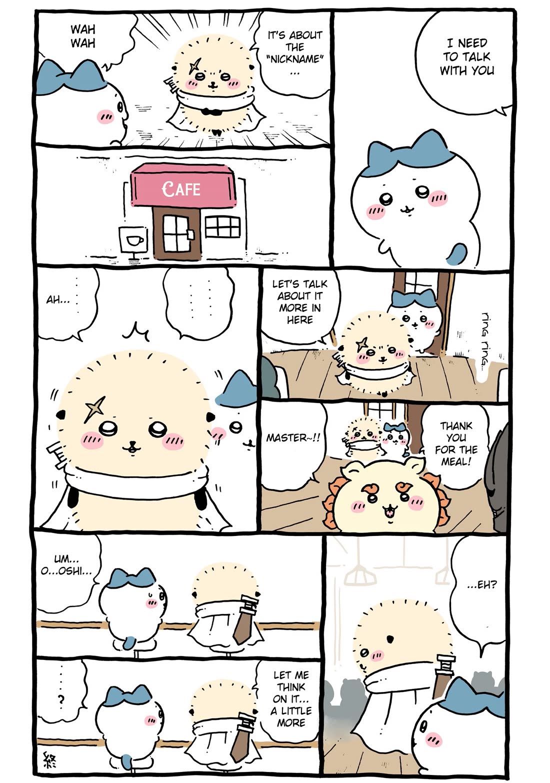 Chiikawa: Nanka Chiisakute Kawaii Yatsu Chapter 93 page 9 - Chapter 93: Bucket List