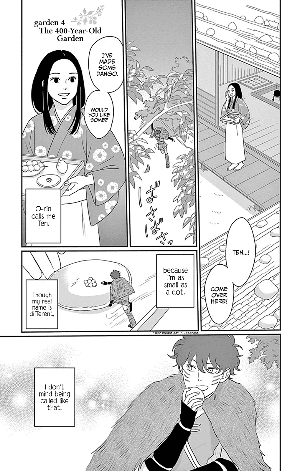 Chiisako no Niwa Chapter 4 page 2 - Chapter 4: Garden 4: The 400-Year-Old Garden