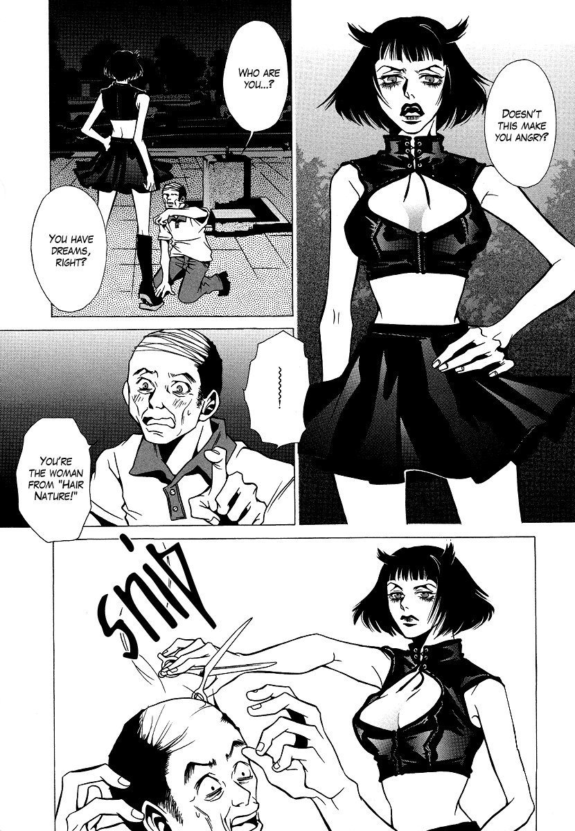 Chijou 10 Meter no Ori kara Chapter 6.2 page 10 - Chapter 6 v2 : Natural Born Scissors - Cut 3: 15cm Heels, 15cm Hair
