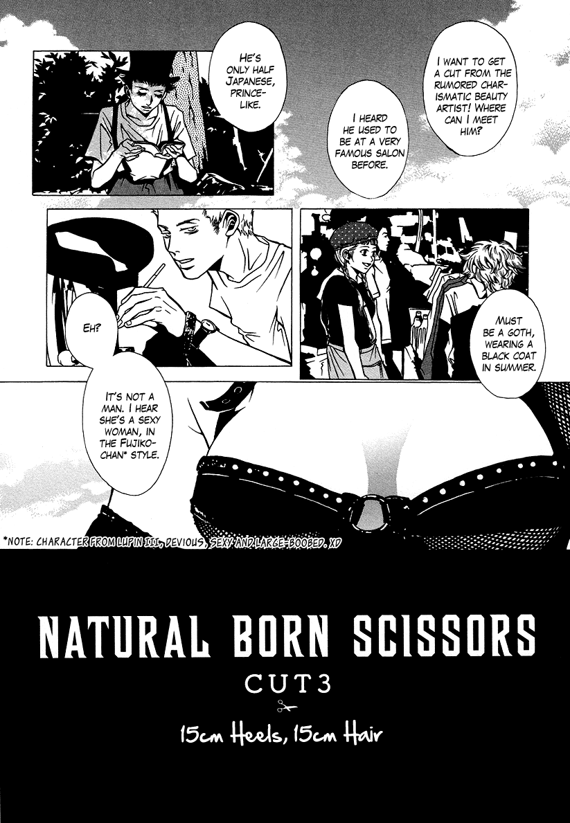 Chijou 10 Meter no Ori kara Chapter 6.2 page 3 - Chapter 6 v2 : Natural Born Scissors - Cut 3: 15cm Heels, 15cm Hair