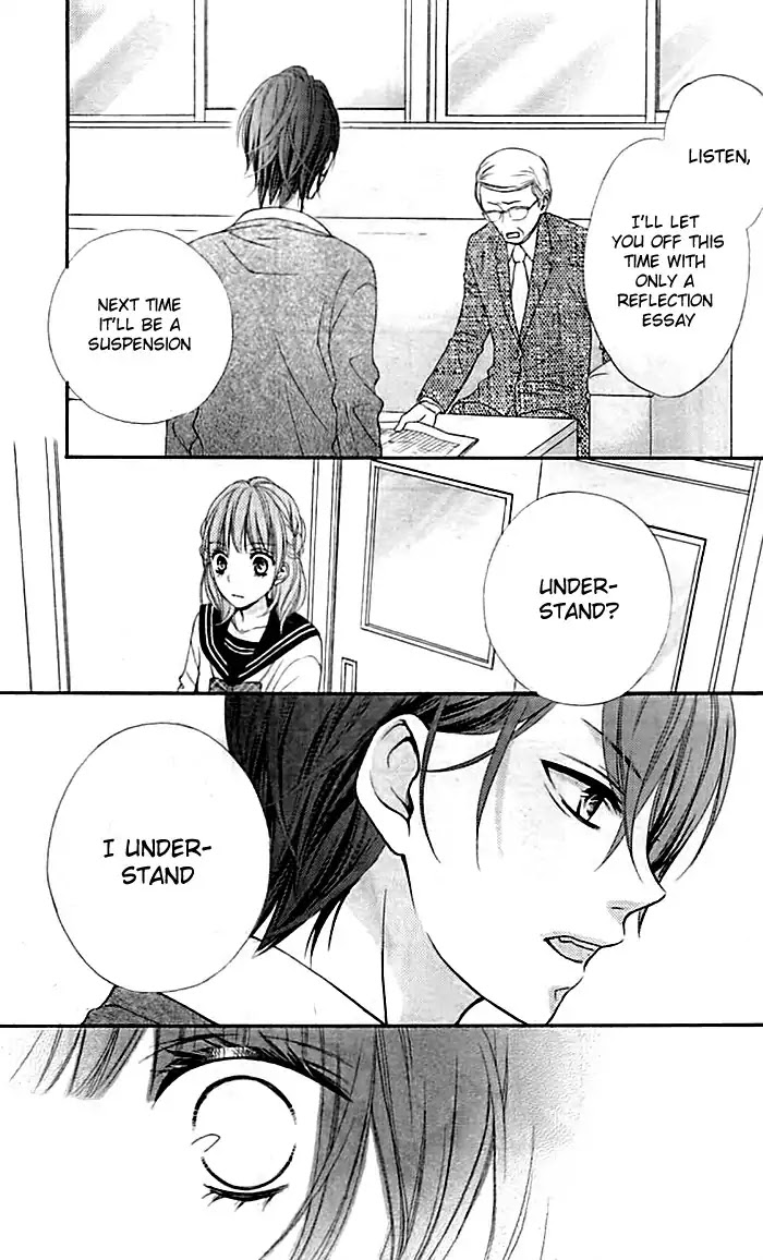 Chikai no Kiss wa, 16-sai Chapter 4 page 21 - Chapter 4: Story 4: Oubou Ookami to Akazukin