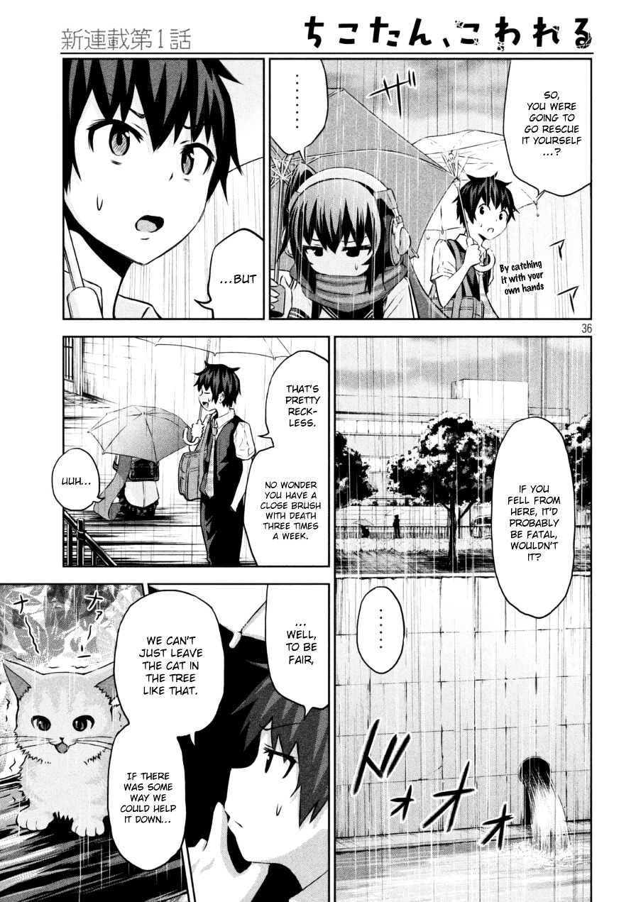 Chikotan, Kowareru Chapter 1 page 36 - Chapter 1 : I want To Hear The Loner Girl's Voice!