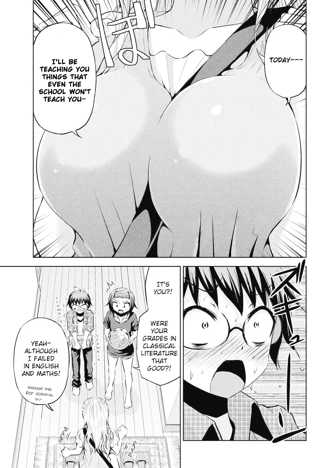 Chikotan, Kowareru Chapter 42 page 4 - Chapter 42: Hiroyuki's Heart-Throbbing First Experience?! Hide Your Intention! Sana-sensei