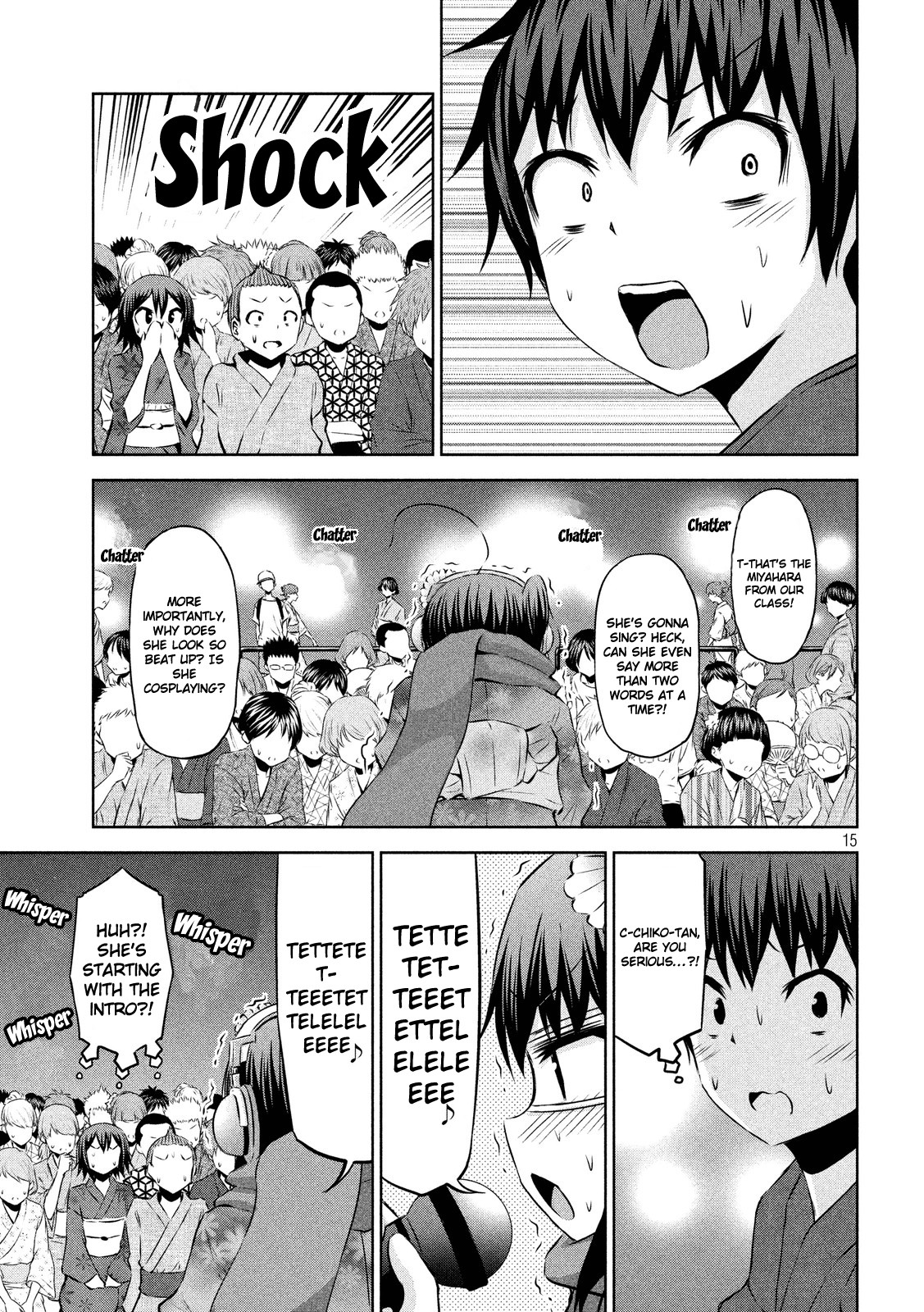 Chikotan, Kowareru Chapter 44 page 15 - Chapter 44: Summer Vacation Climax! Chiko's Determination and the Festival-Specialized Drone!