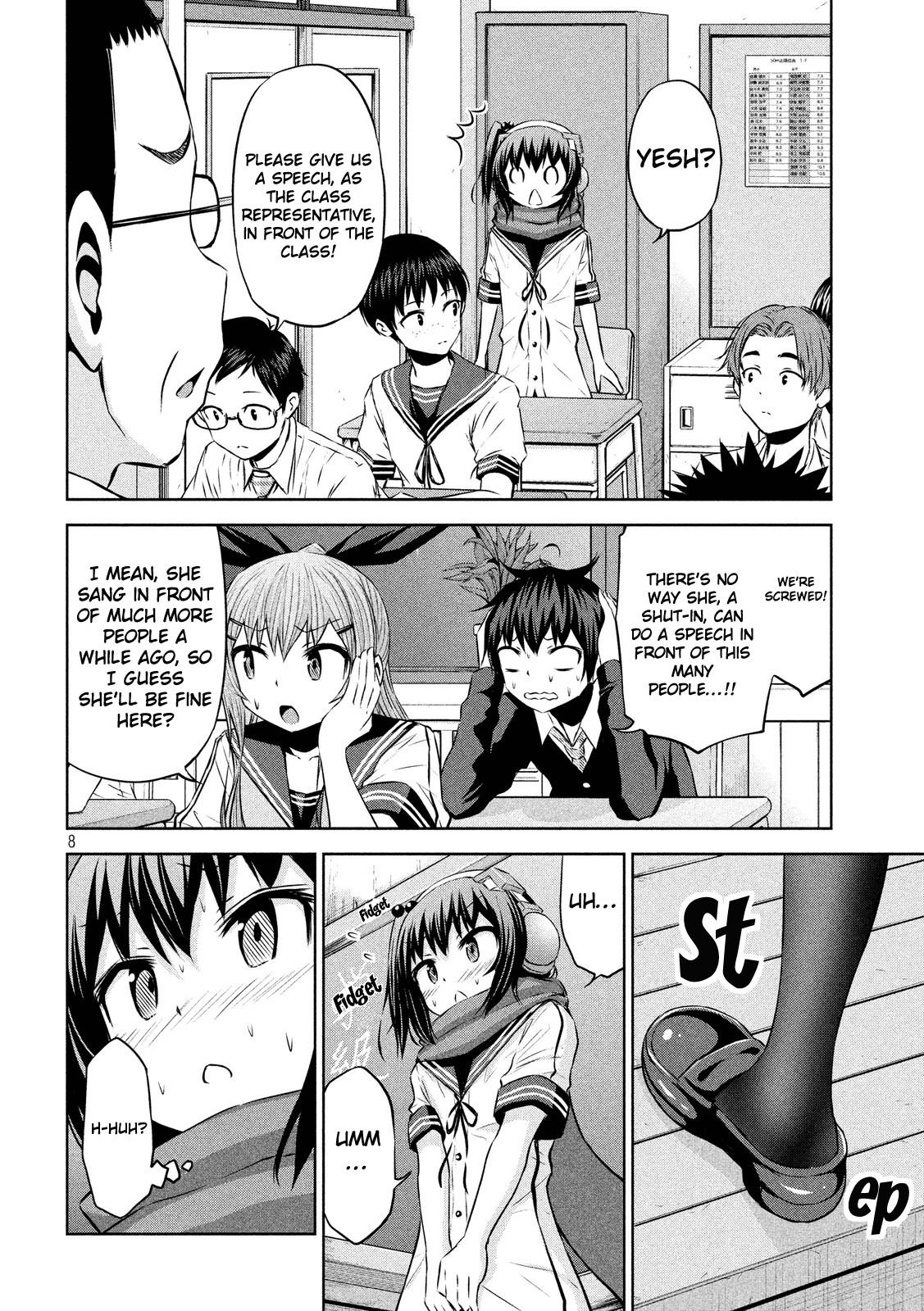Chikotan, Kowareru Chapter 45 page 7 - Chapter 45: The New (?) Chiko-tan Becomes the Class's...?