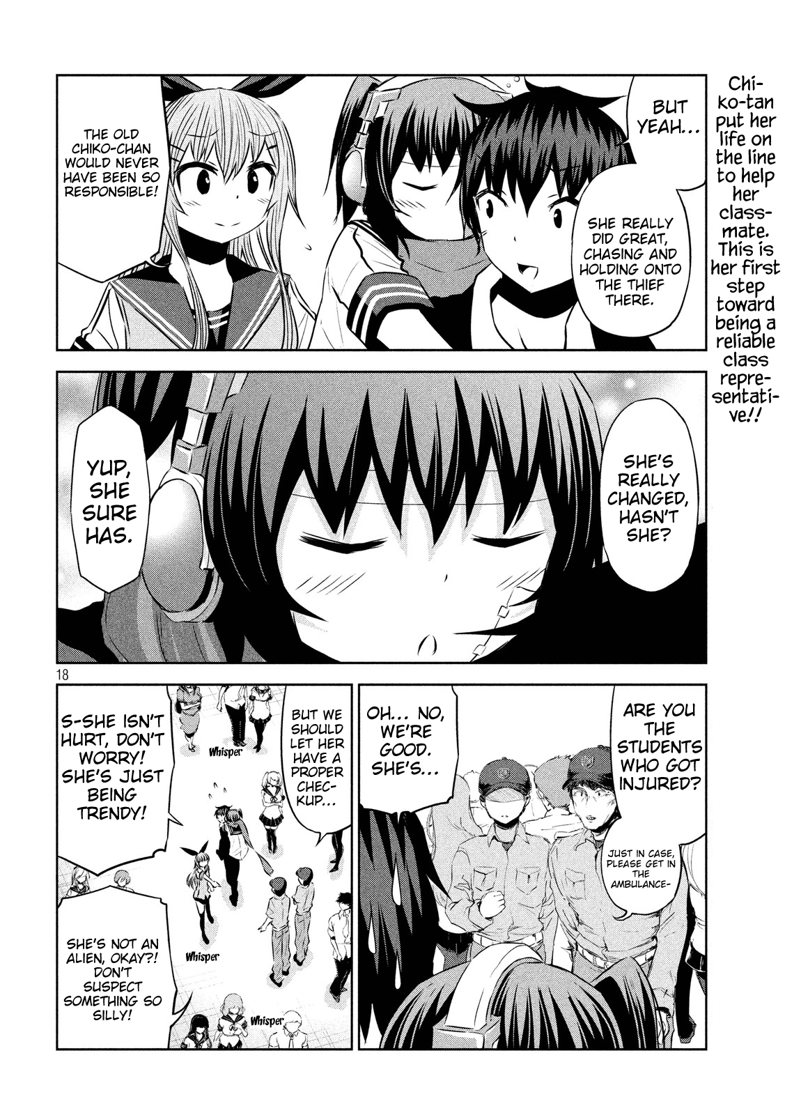 Chikotan, Kowareru Chapter 46 page 18 - Chapter 46: Class Prez Chiko and the Stolen Panties! The Thief's True Identity Is...?!